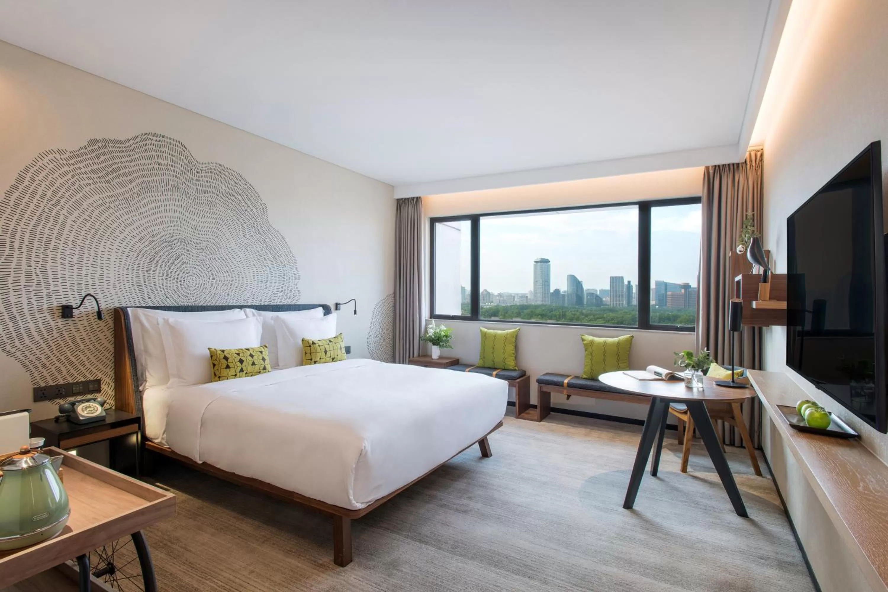 Bed in BEI Zhaolong Hotel, JdV by Hyatt