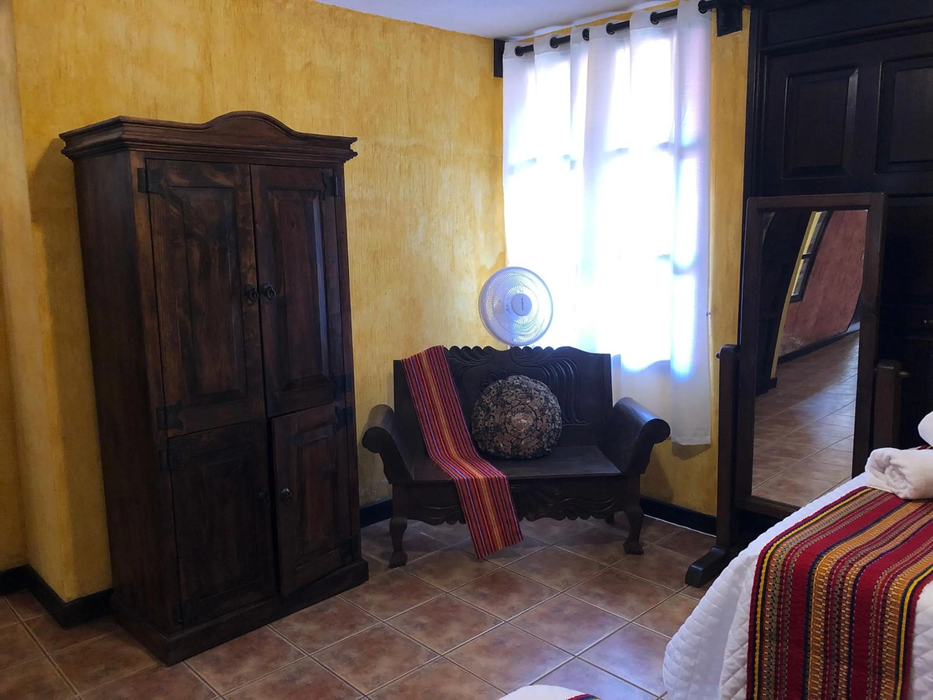 Seating area, Bed in Casona del Conquistador