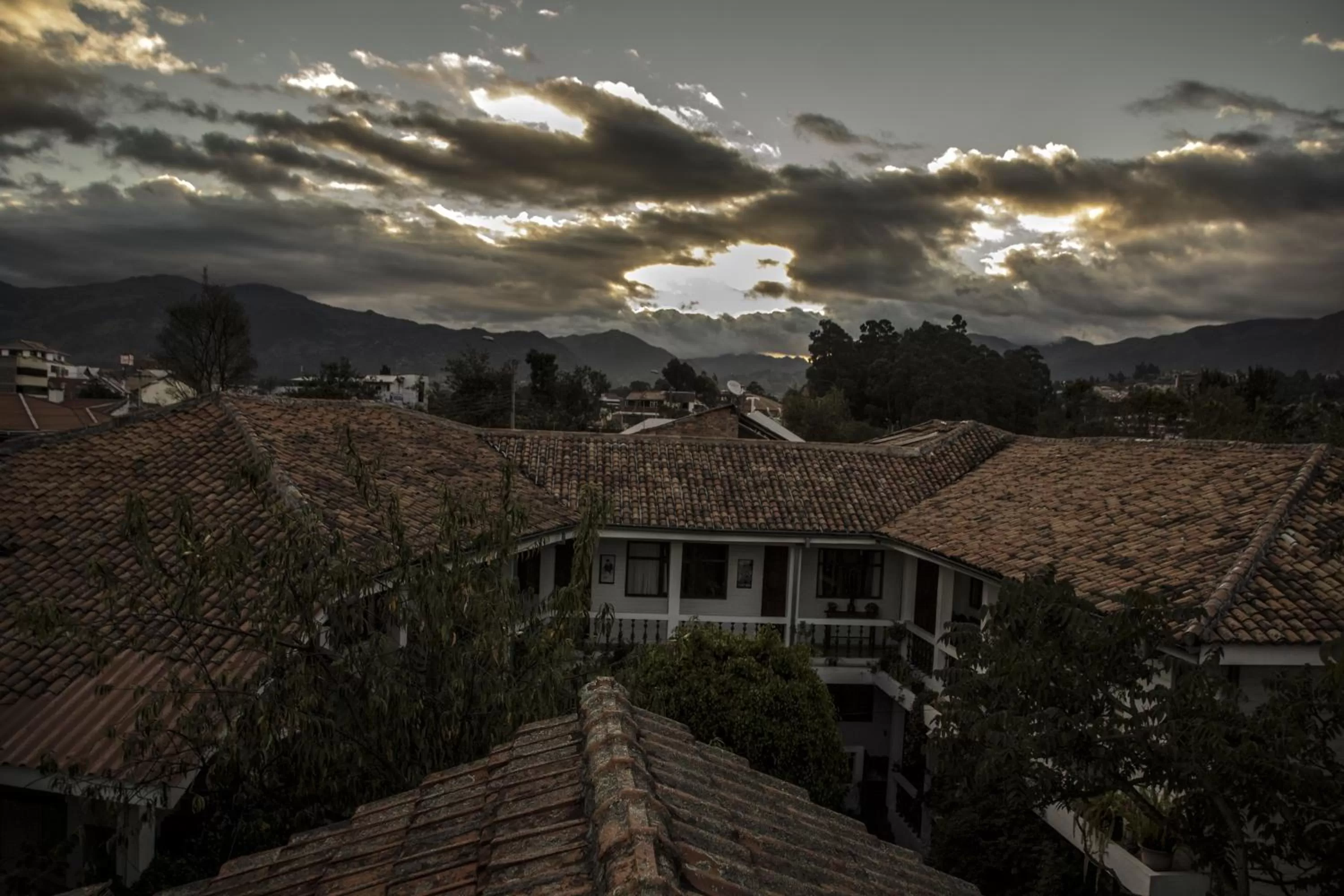 Bird's eye view in Apartamentos Otorongo Cuenca Ecuador