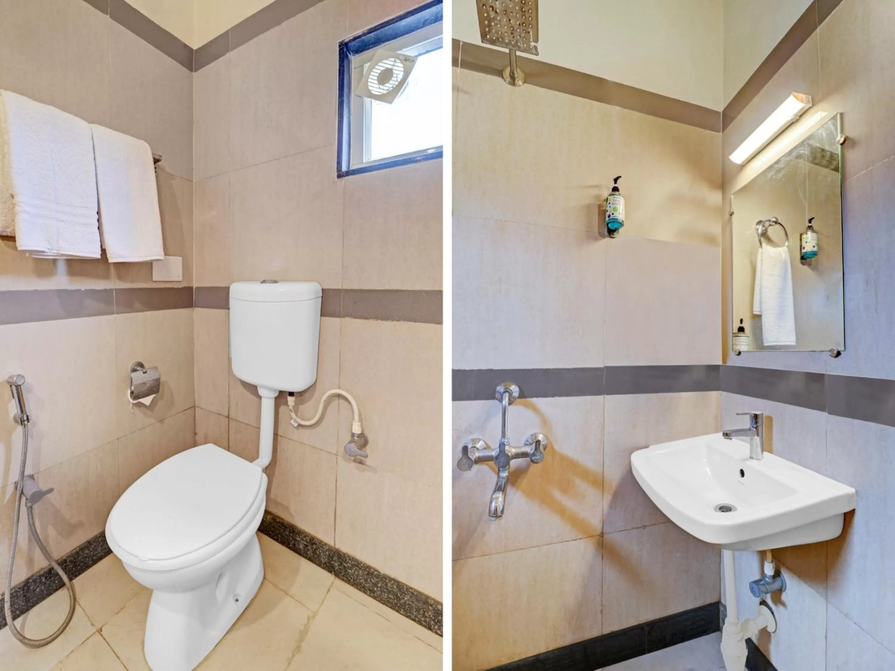 Toilet in Treebo Benaka Residency