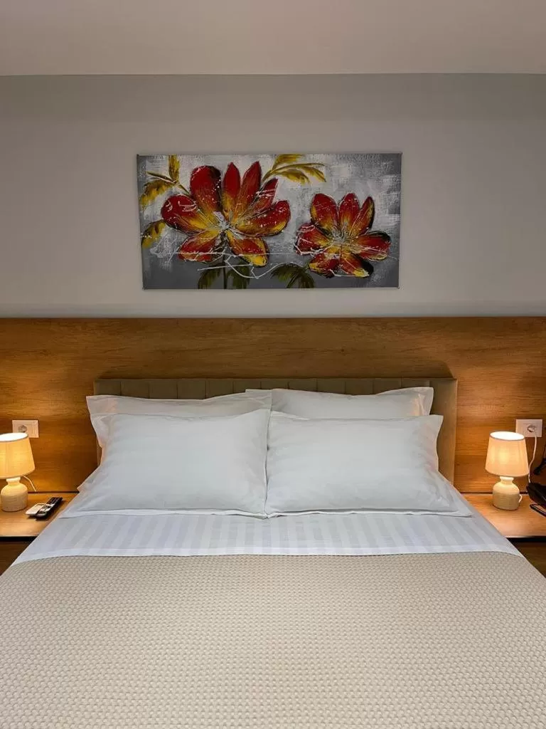 Bed in 313 Villa City Center Hotel