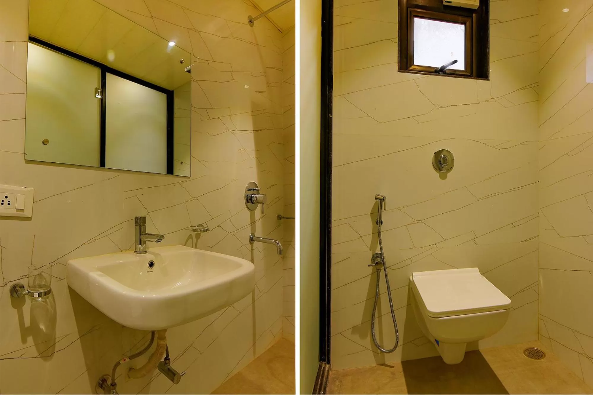 Bathroom in FabHotel Eros 282 - Nr Sreebhumi
