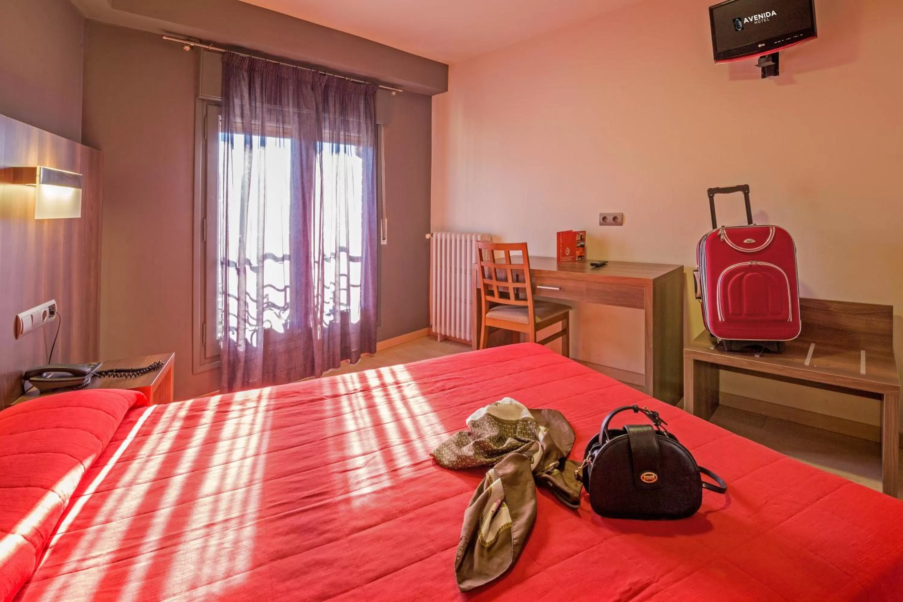 Bed in Hotel Avenida