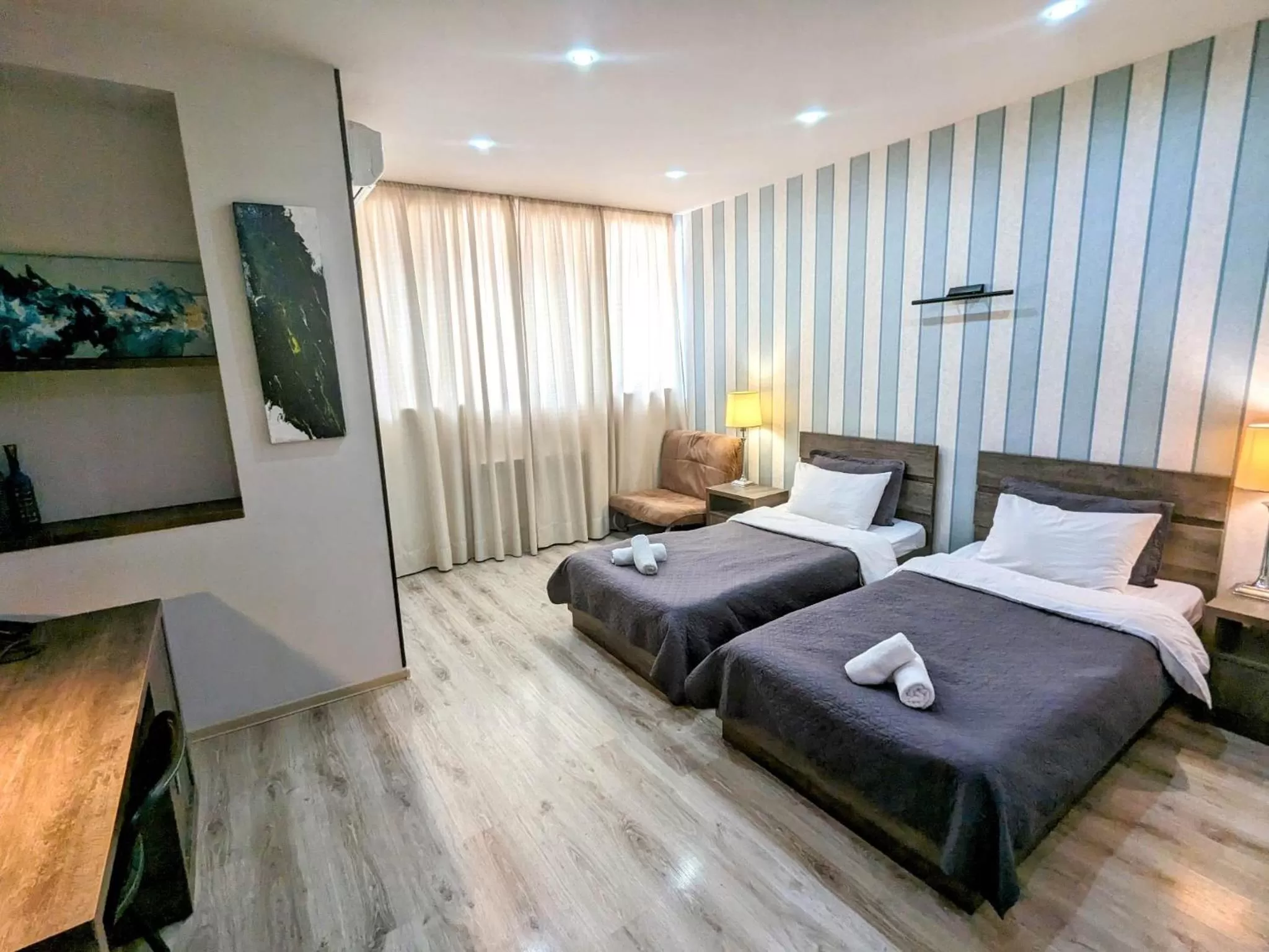 Photo of the whole room, Bed in Sani Hotel