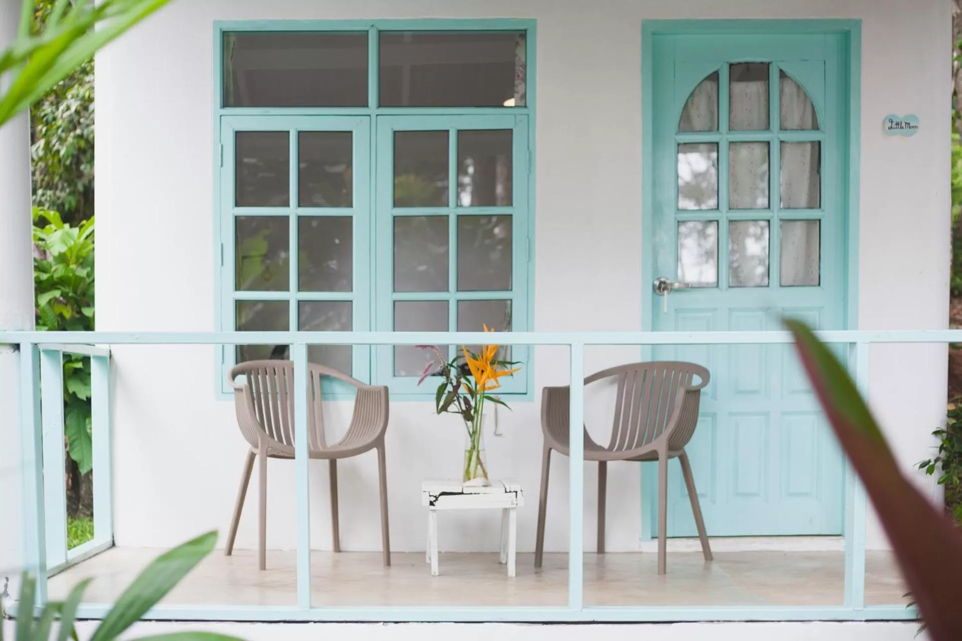 Balcony/Terrace in Indie Beach Bungalows