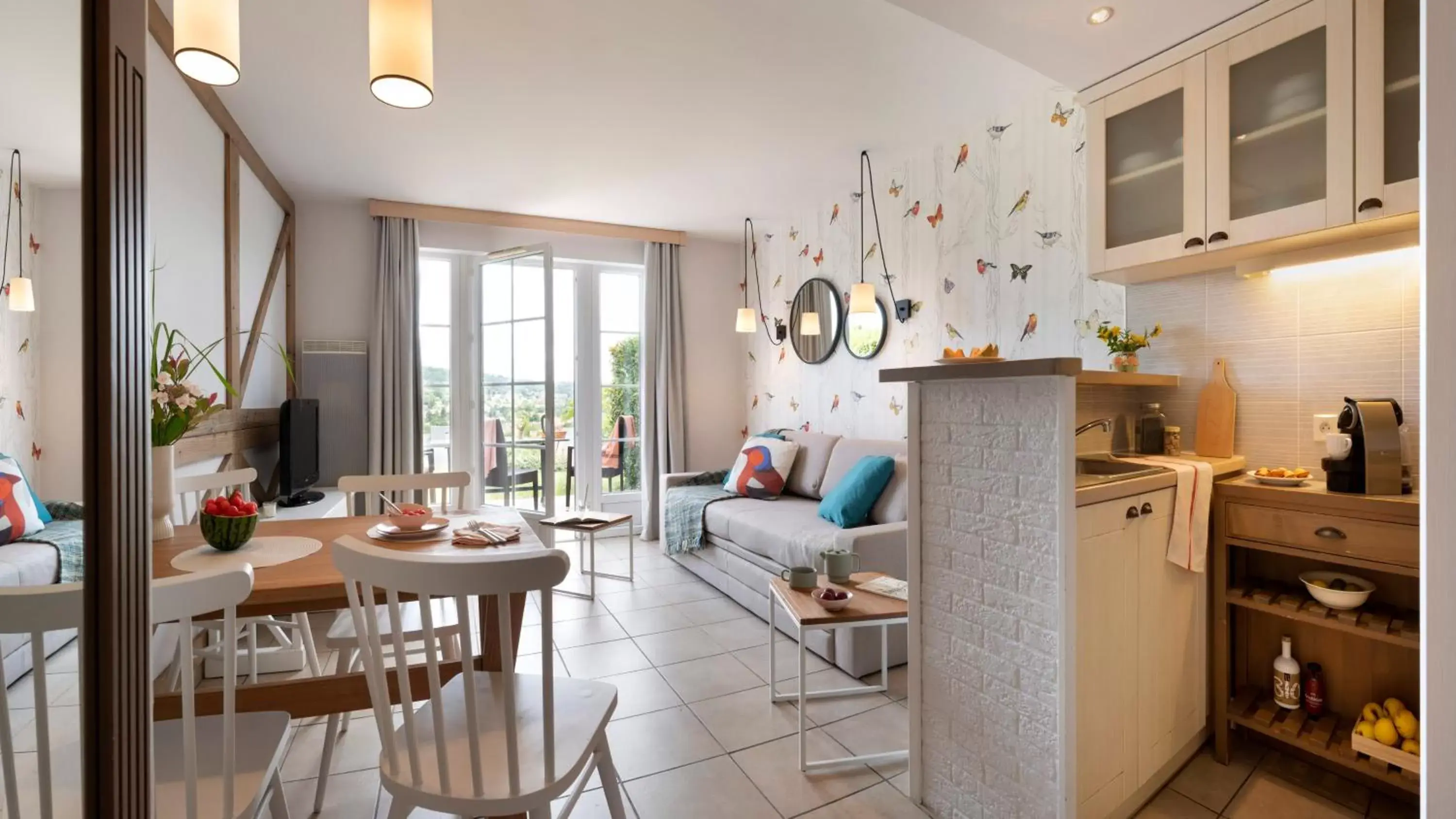 One-Bedroom Duplex House with Terrace (4 People) in Pierre & Vacances Premium Residence & Spa Houlgate One-Bedroom Duplex House with Terrace (4 People) in Pierre & Vacances Premium Residence & Spa Houlgate