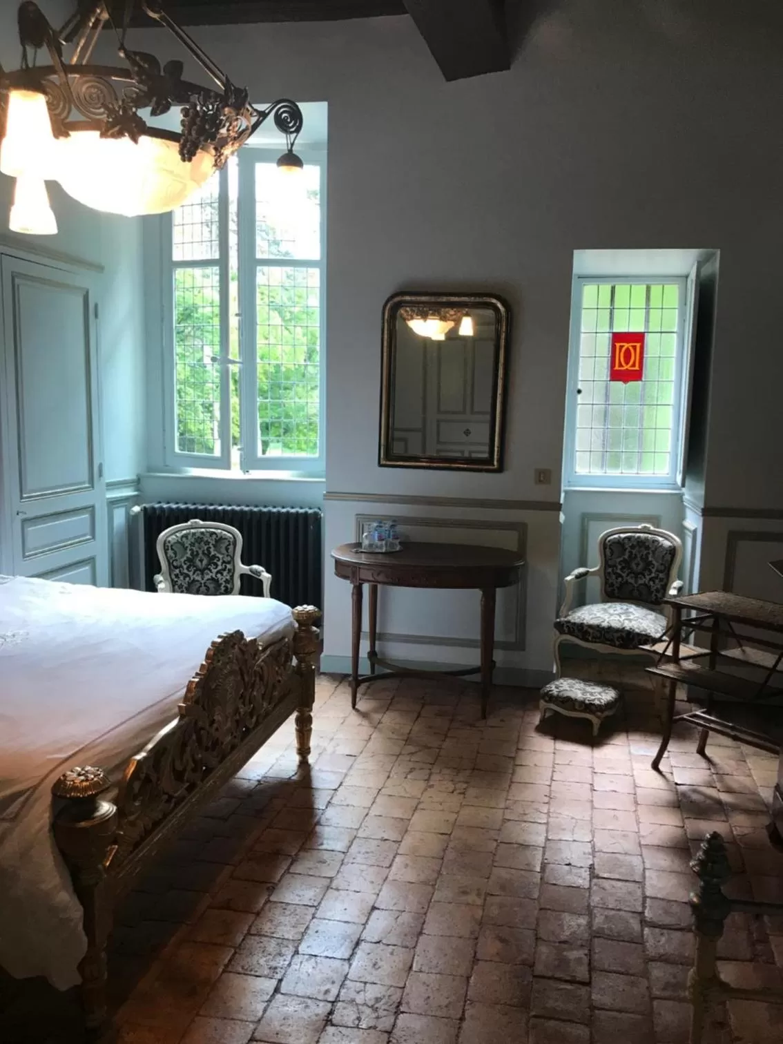 Bed in Château de Varennes