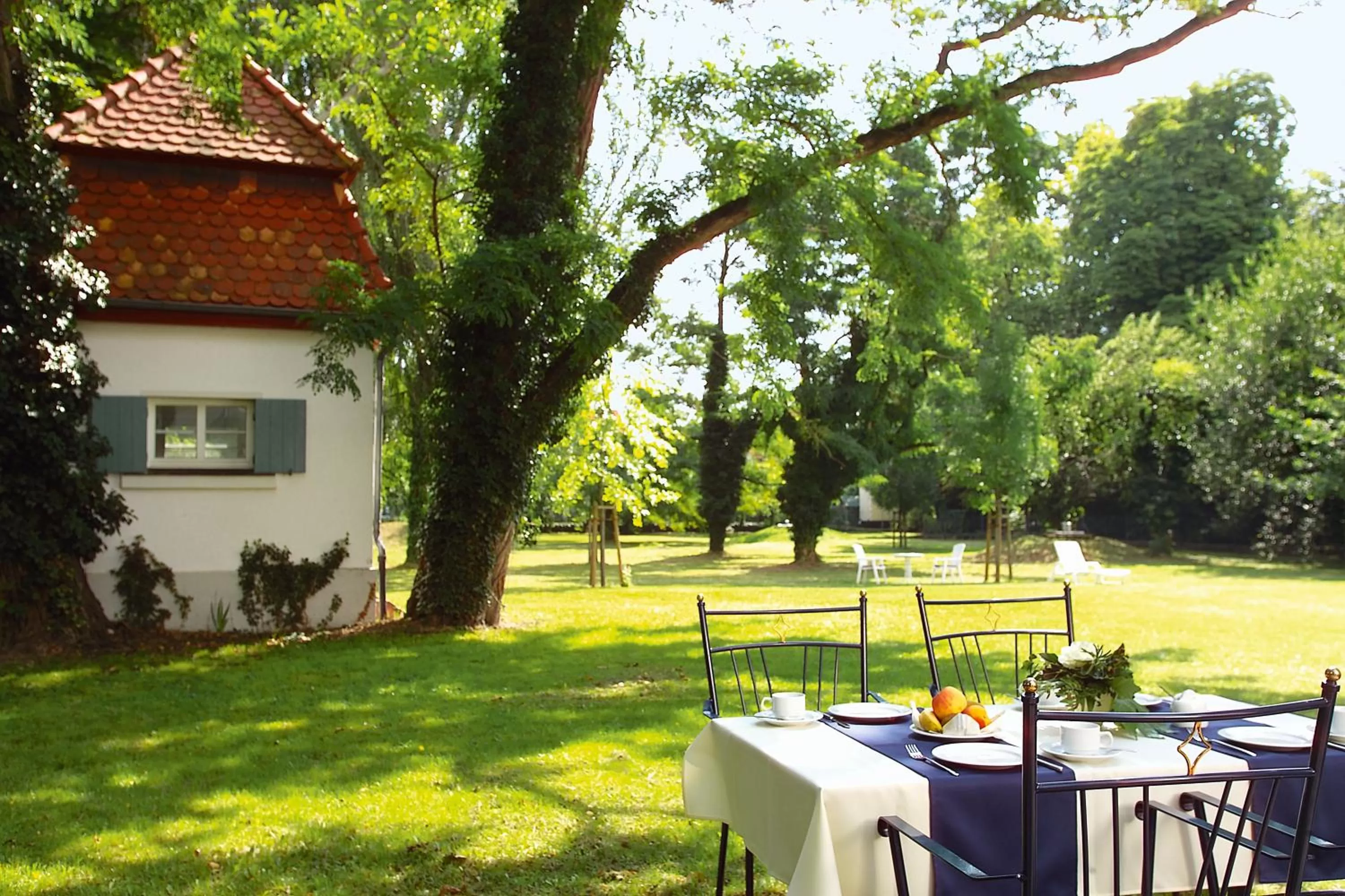 Garden in Landhotel Altes Wasserwerk GbR