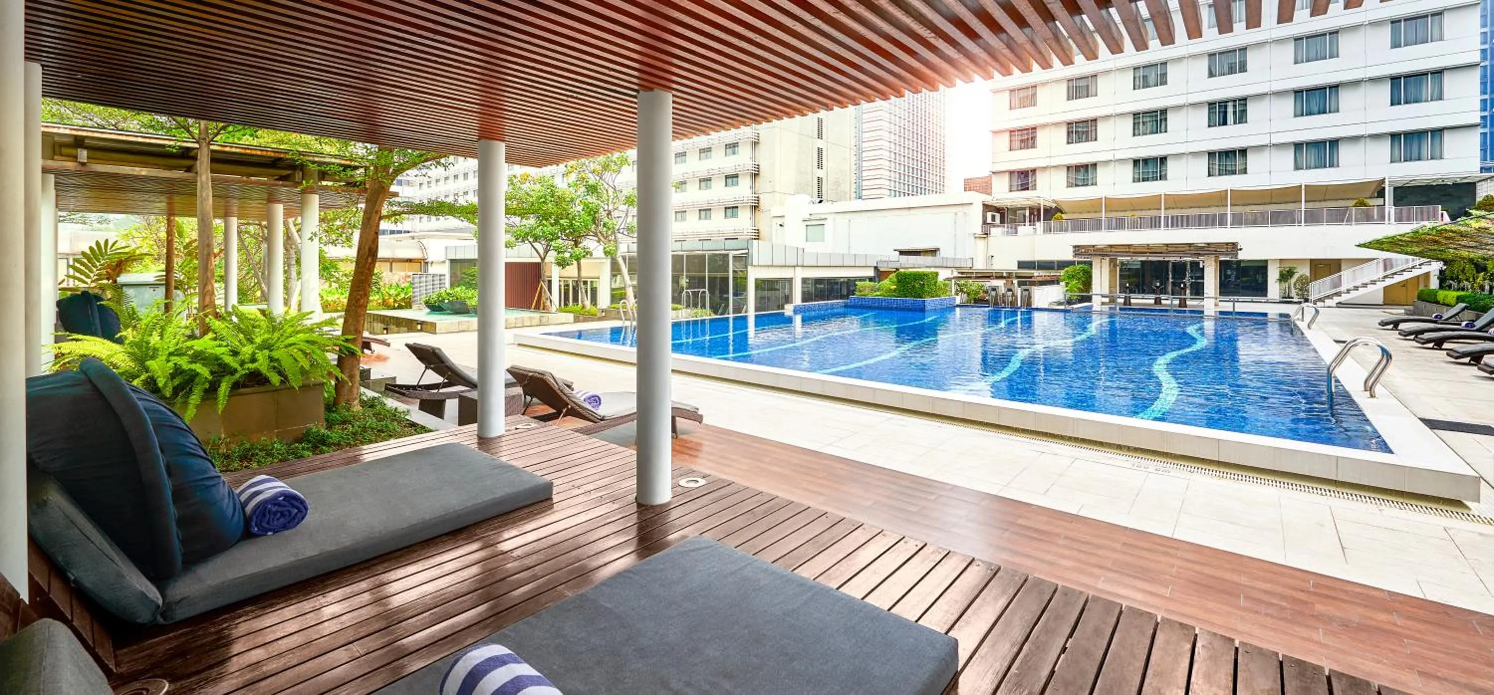 Swimming pool in Pullman Jakarta Indonesia