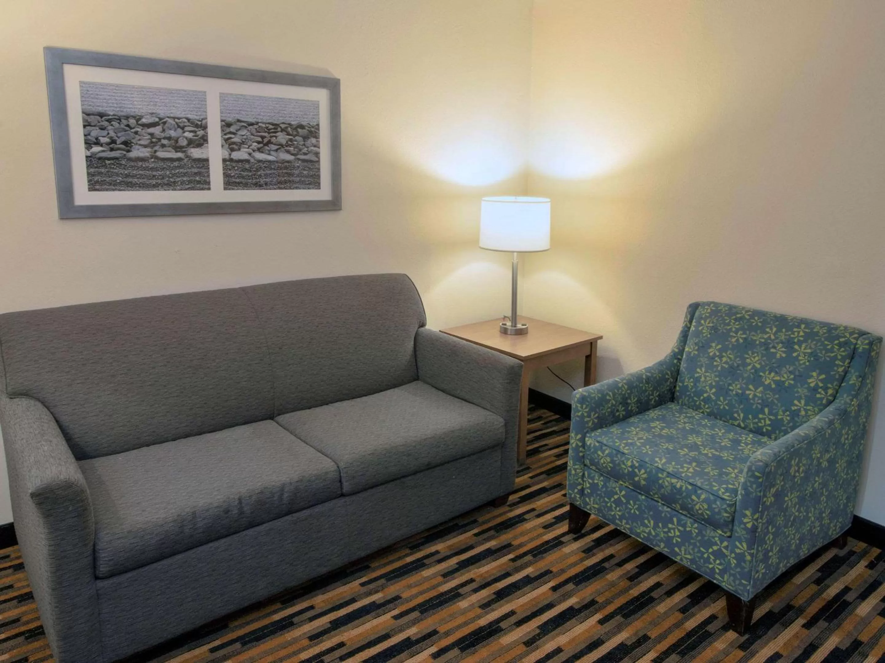 Living room in Quality Suites Lake Wright - Norfolk Airport