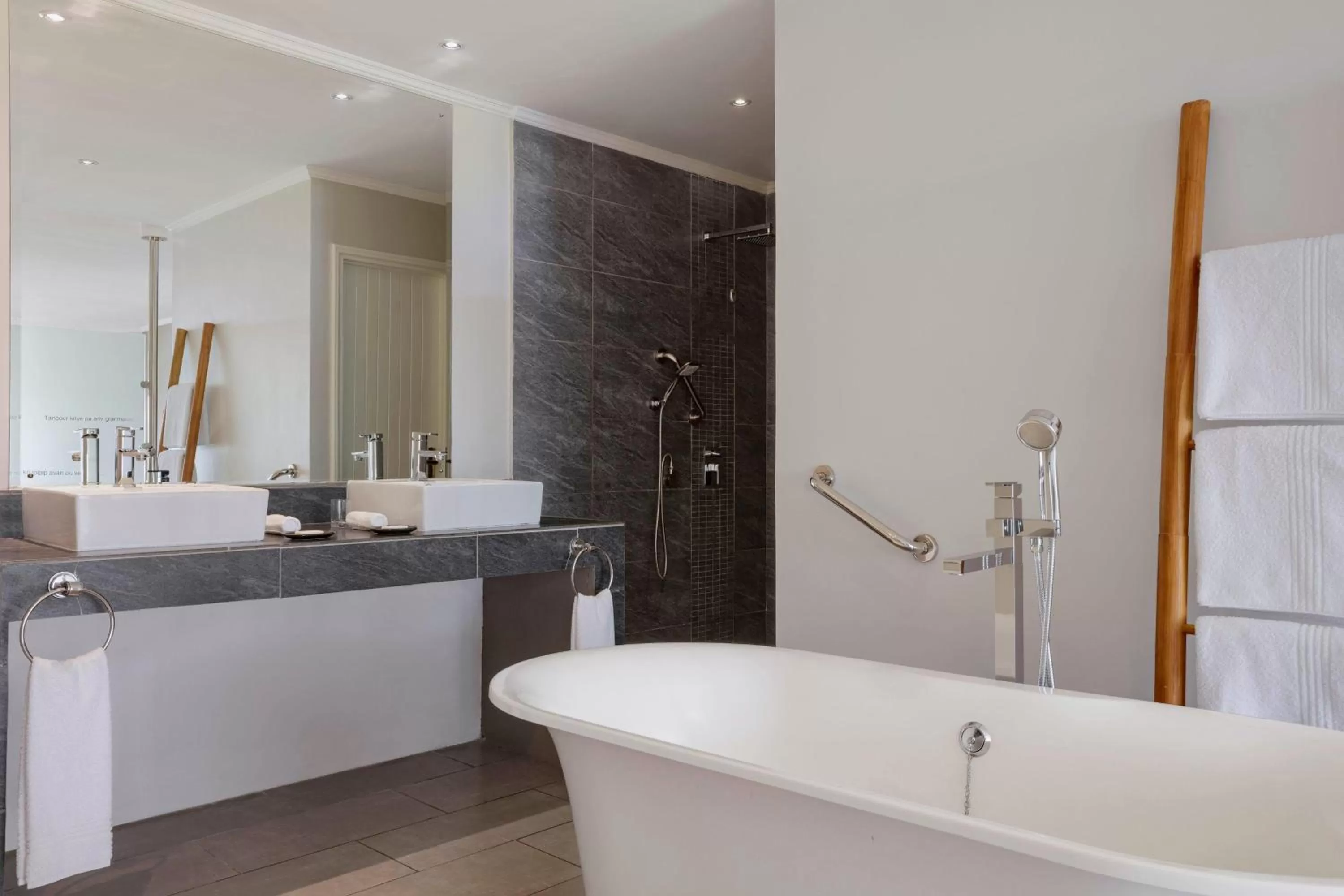 Bathroom in Fisherman's Cove Resort - closed for complete renovation - Visit our sister property STORY Seychelles for your stay