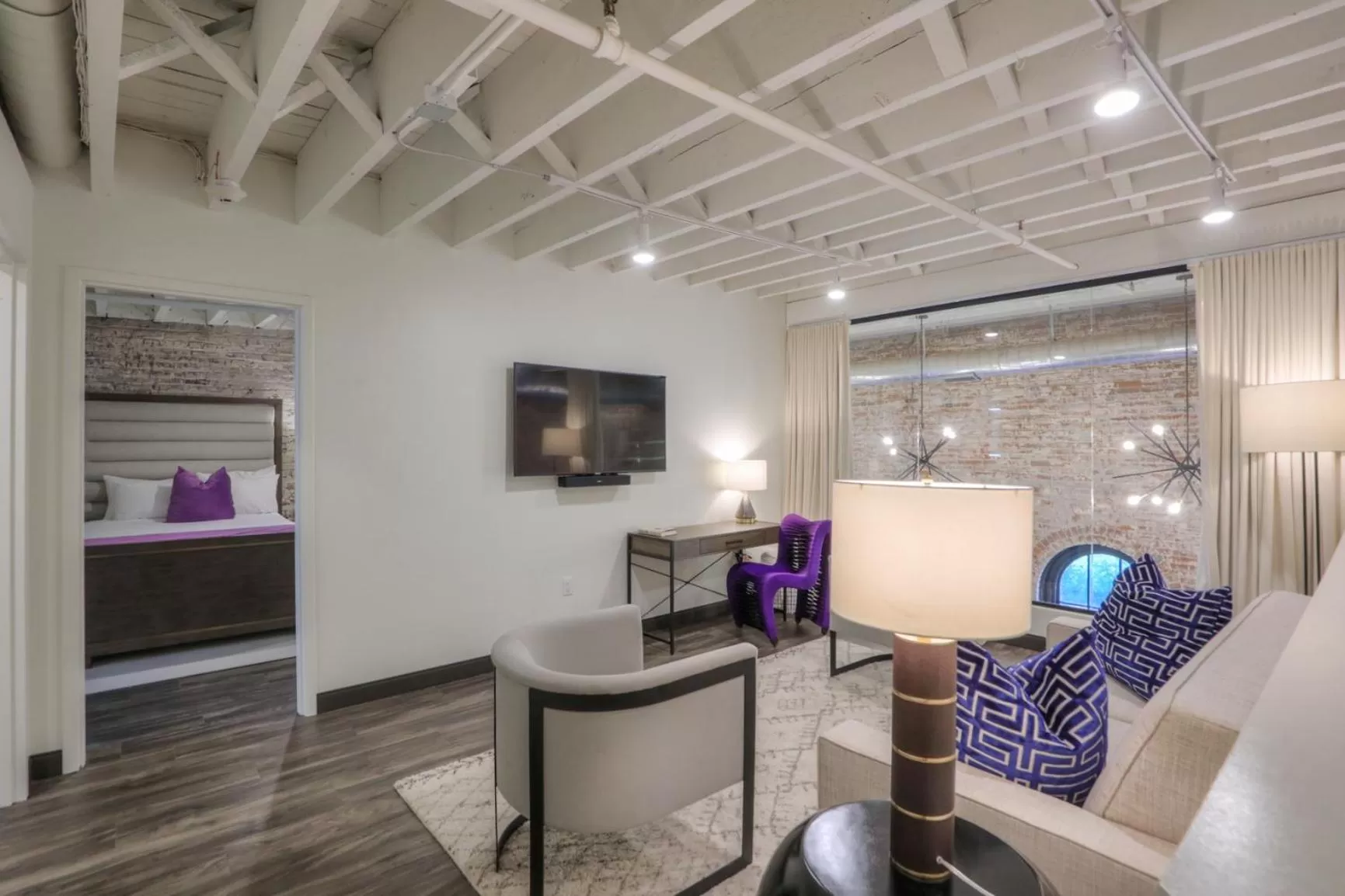 Seating area in Studio 154 Hotel