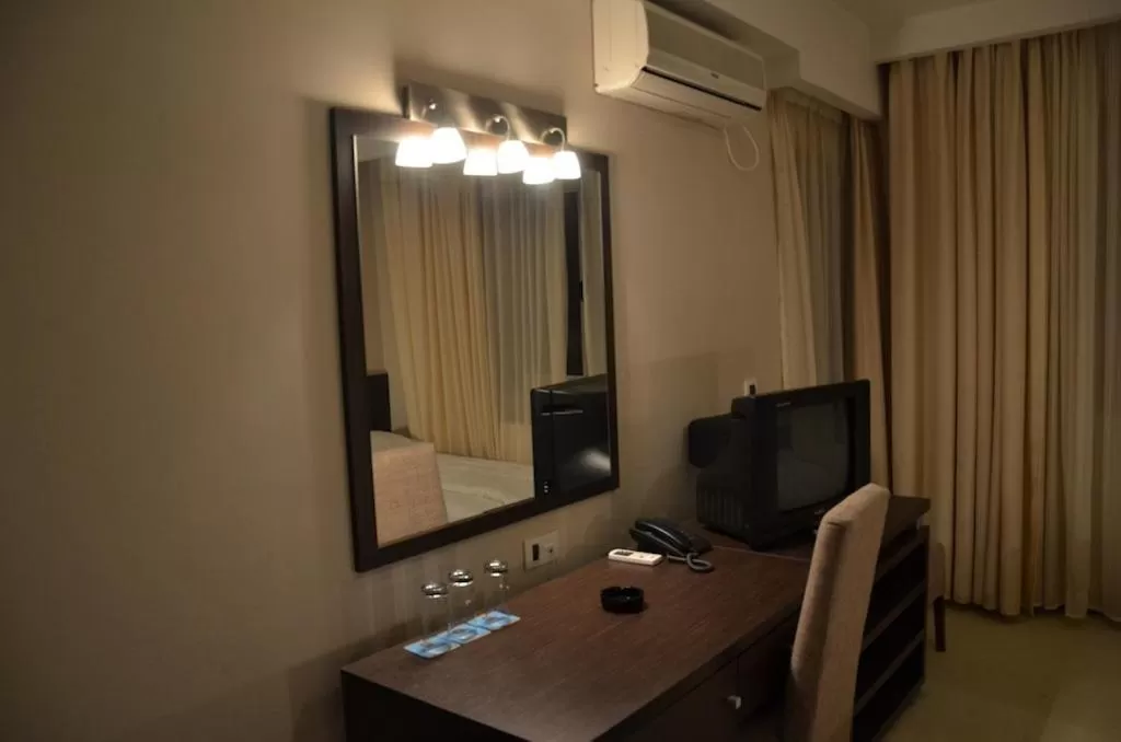 Decorative detail, TV/Entertainment Center in Hotel Golf Luxury