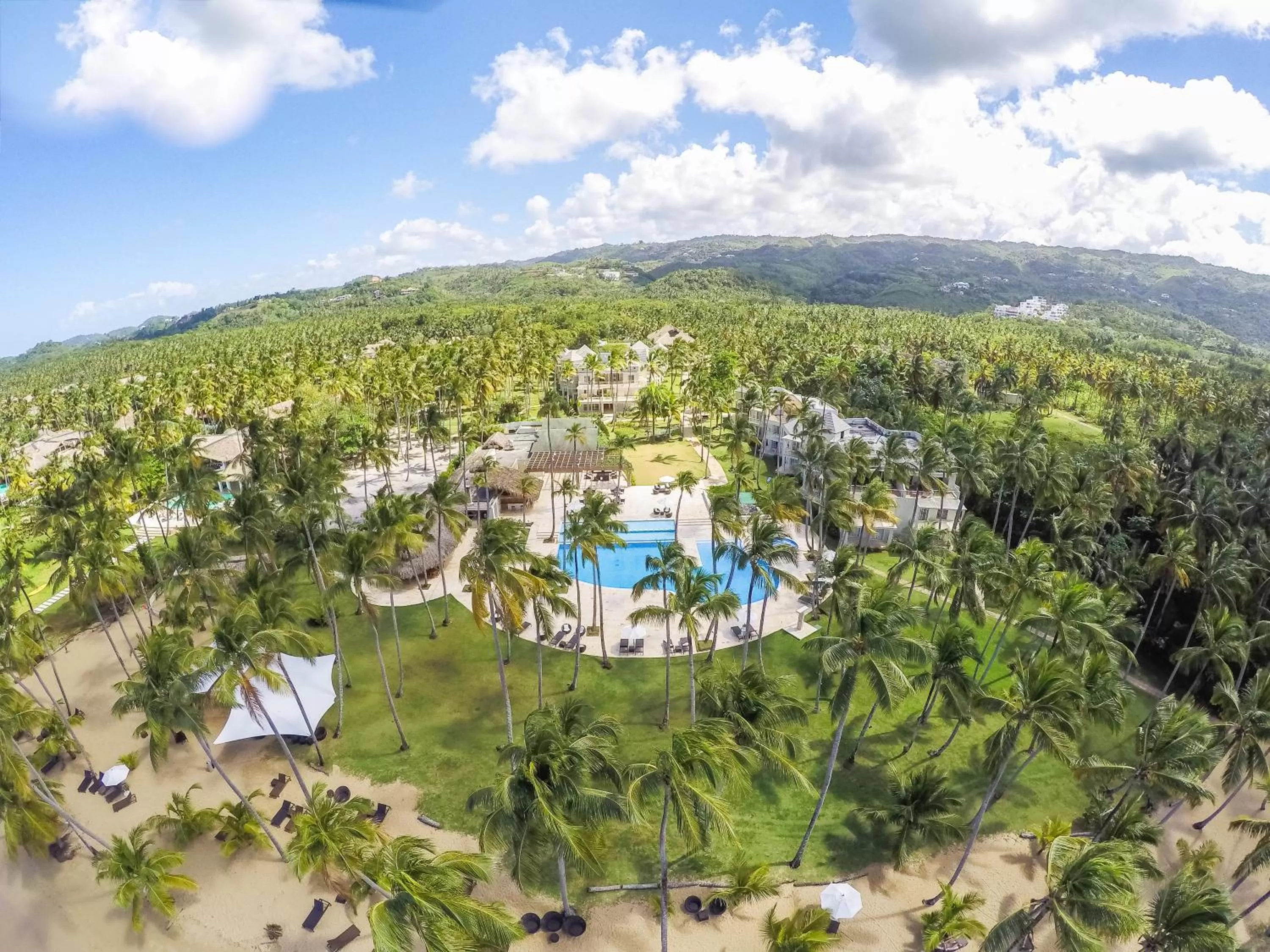Bird's eye view in Coson Bay