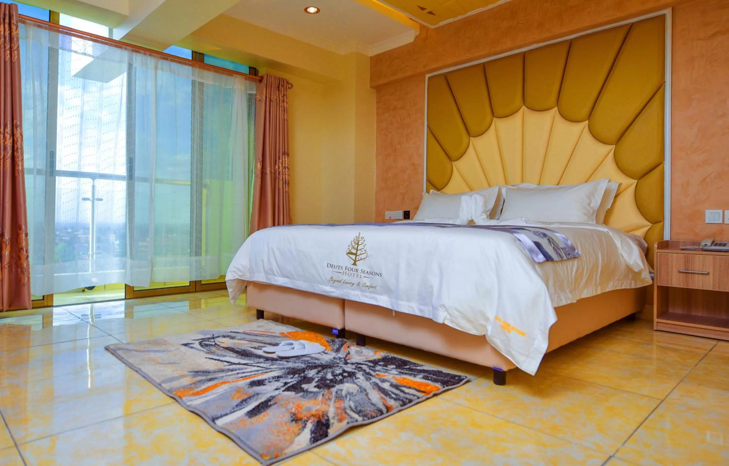 Bed in Deuts Four Seasons Hotel