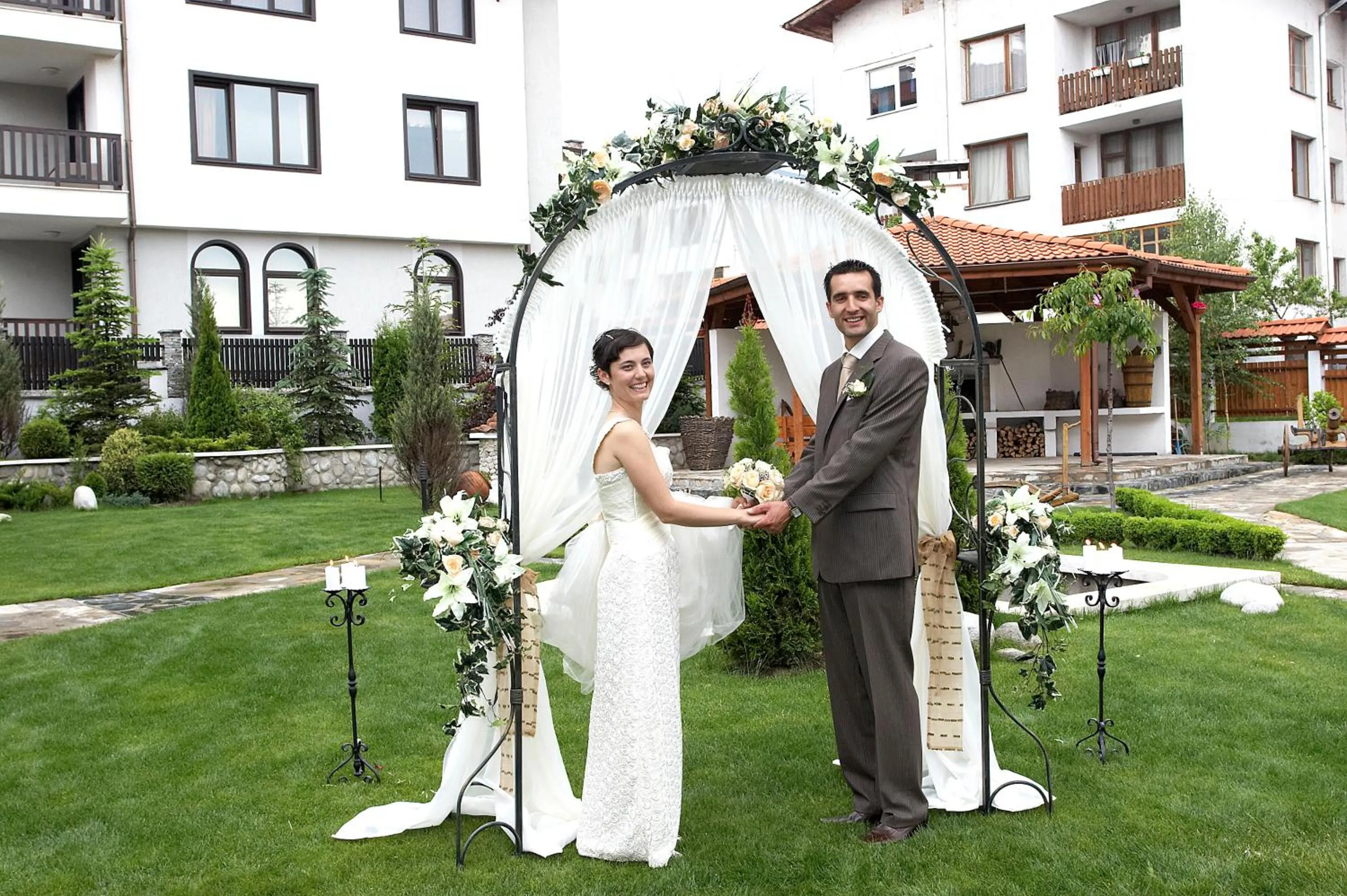 Garden in Evelina Palace Hotel