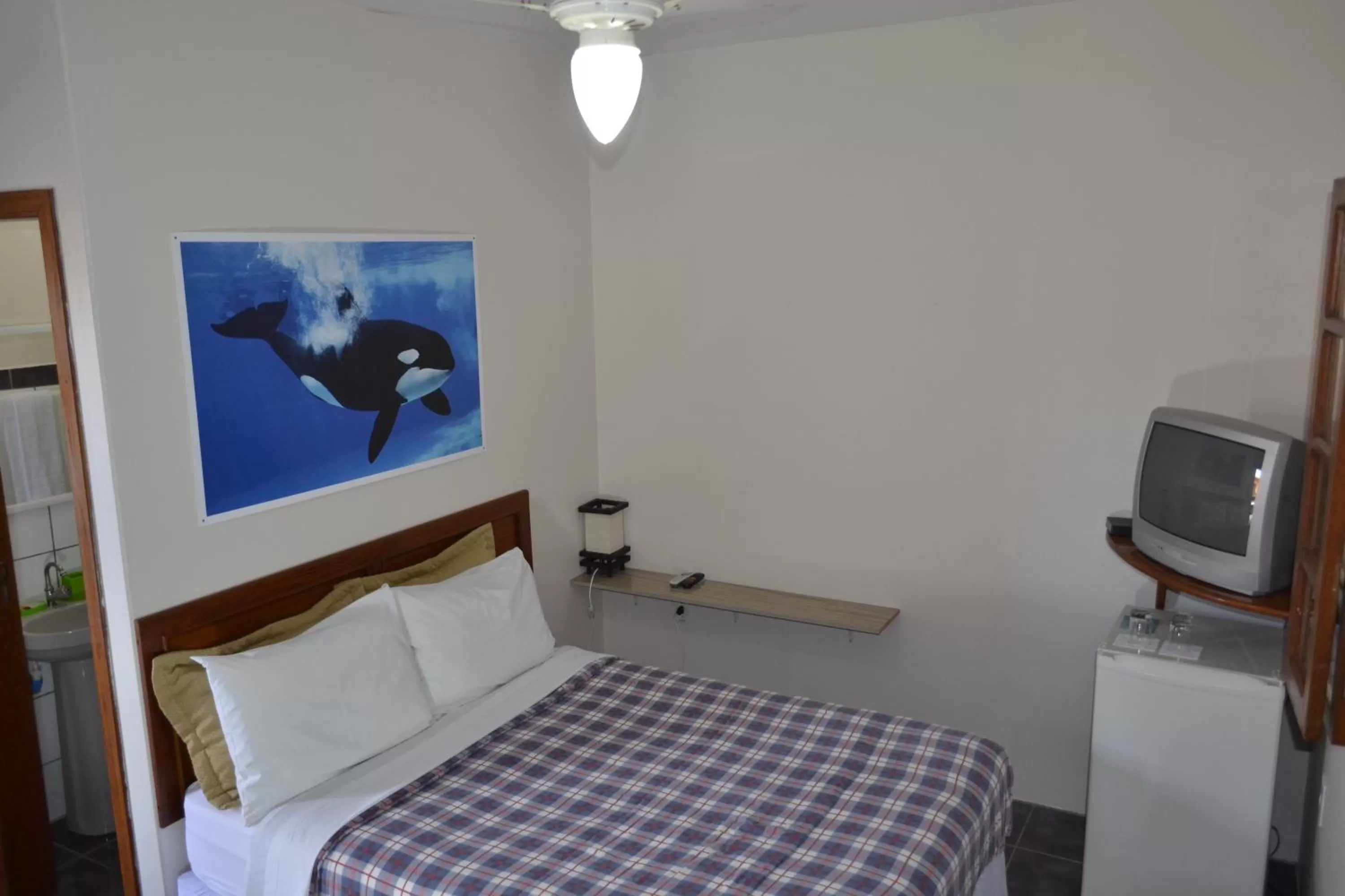 Bed in Pousada Água da Fonte