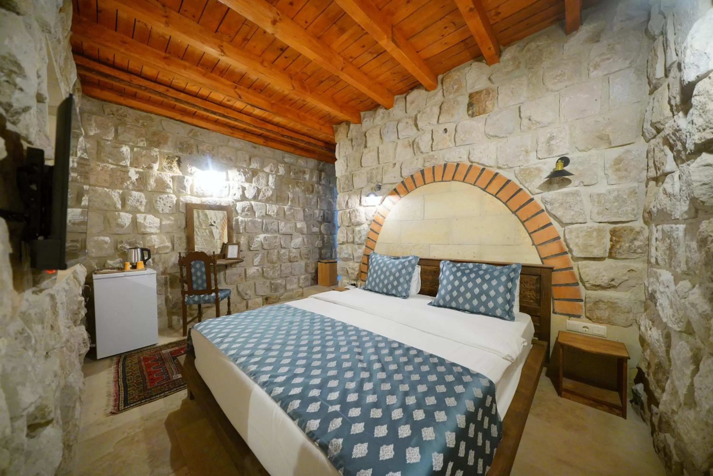 Bedroom, Bed in Cappadocia Nar Cave House & Swimming Pool