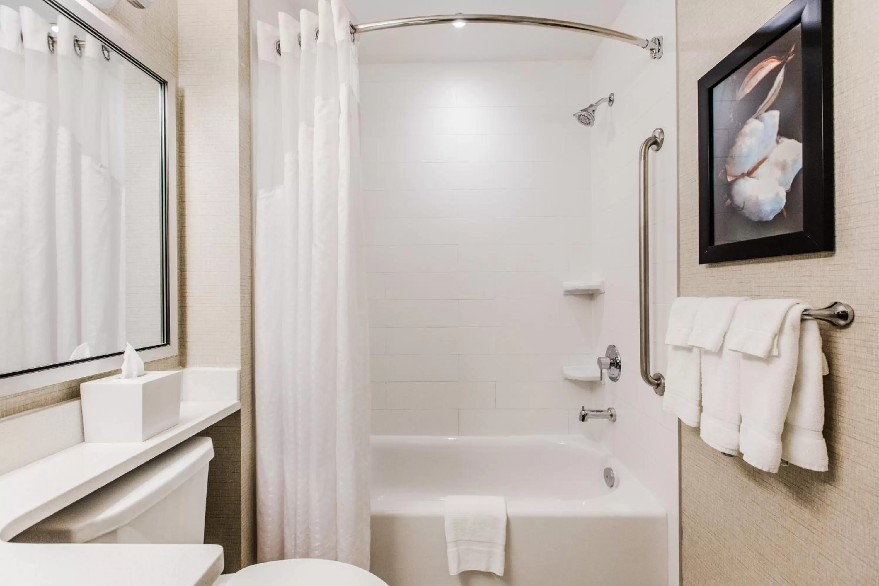 Bathroom in Candlewood Suites West Edmonton - Mall Area by IHG