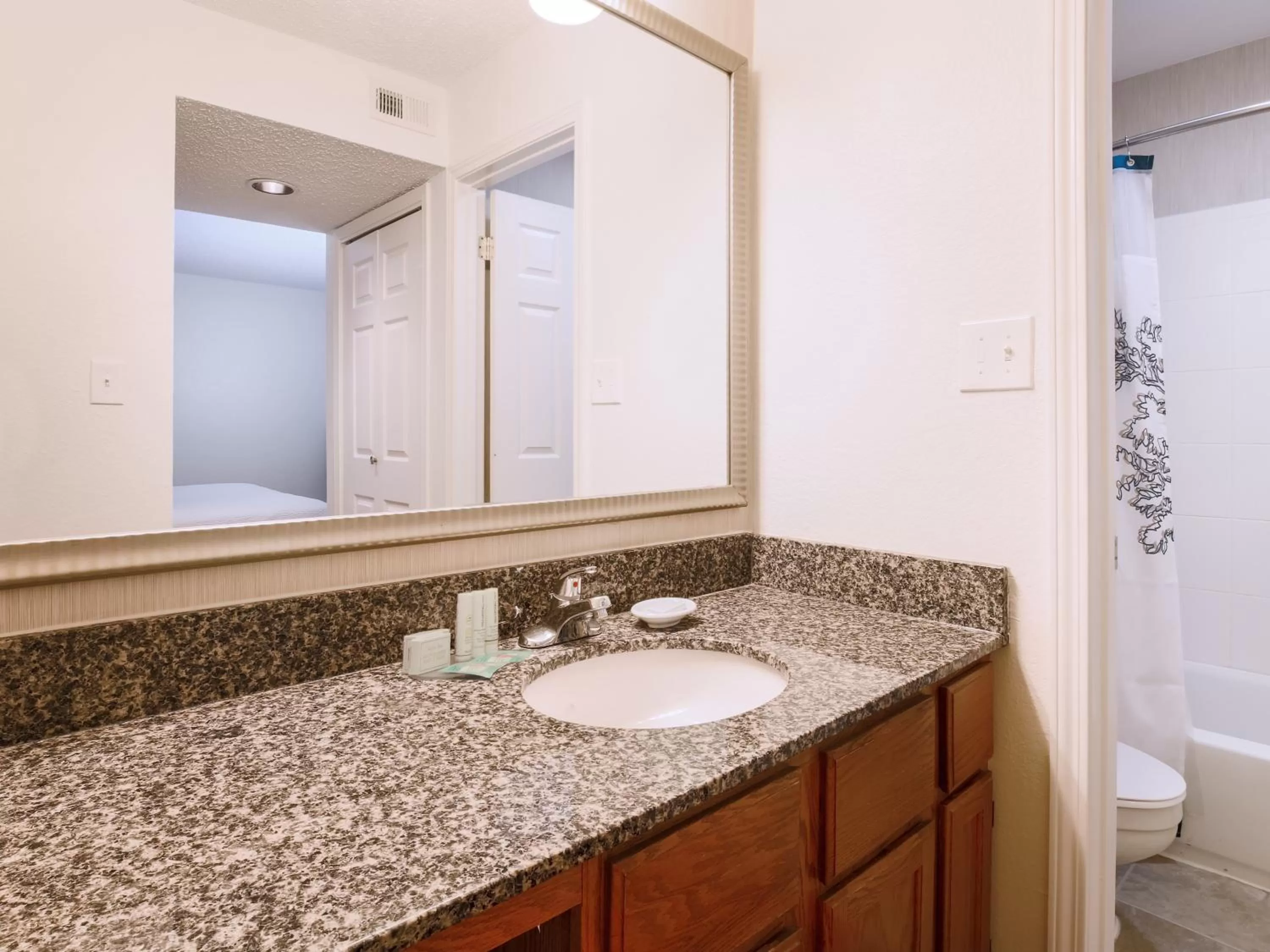 Bathroom in Hawthorn Suites by Wyndham Tinton Falls