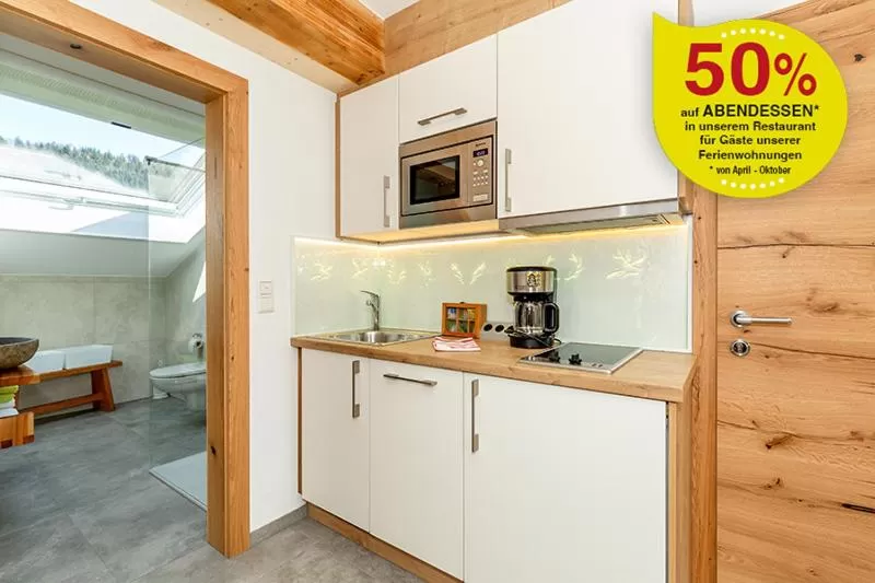 Kitchen/Kitchenette in Zirbelstube