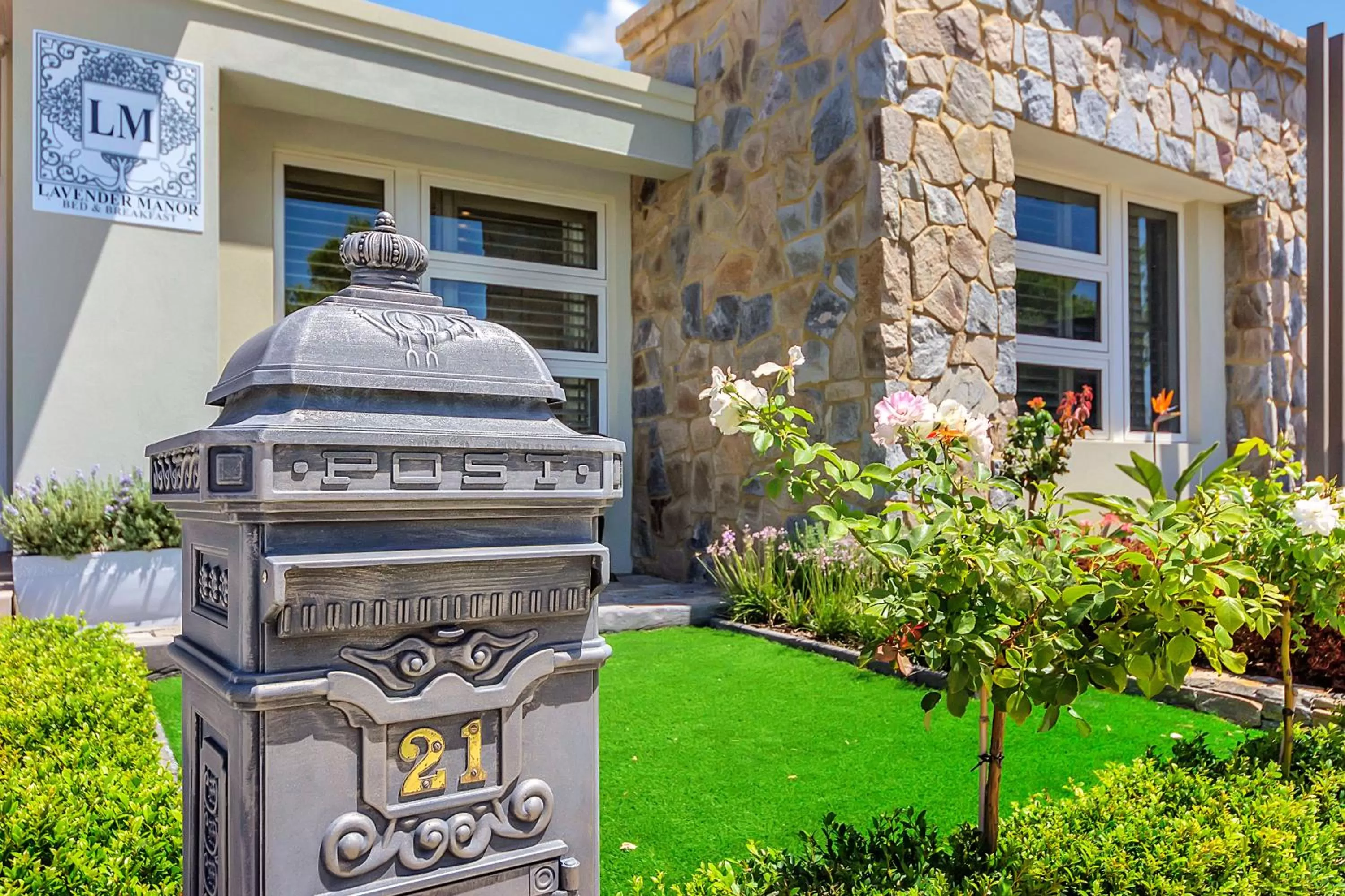 Garden in Lavender Manor BnB