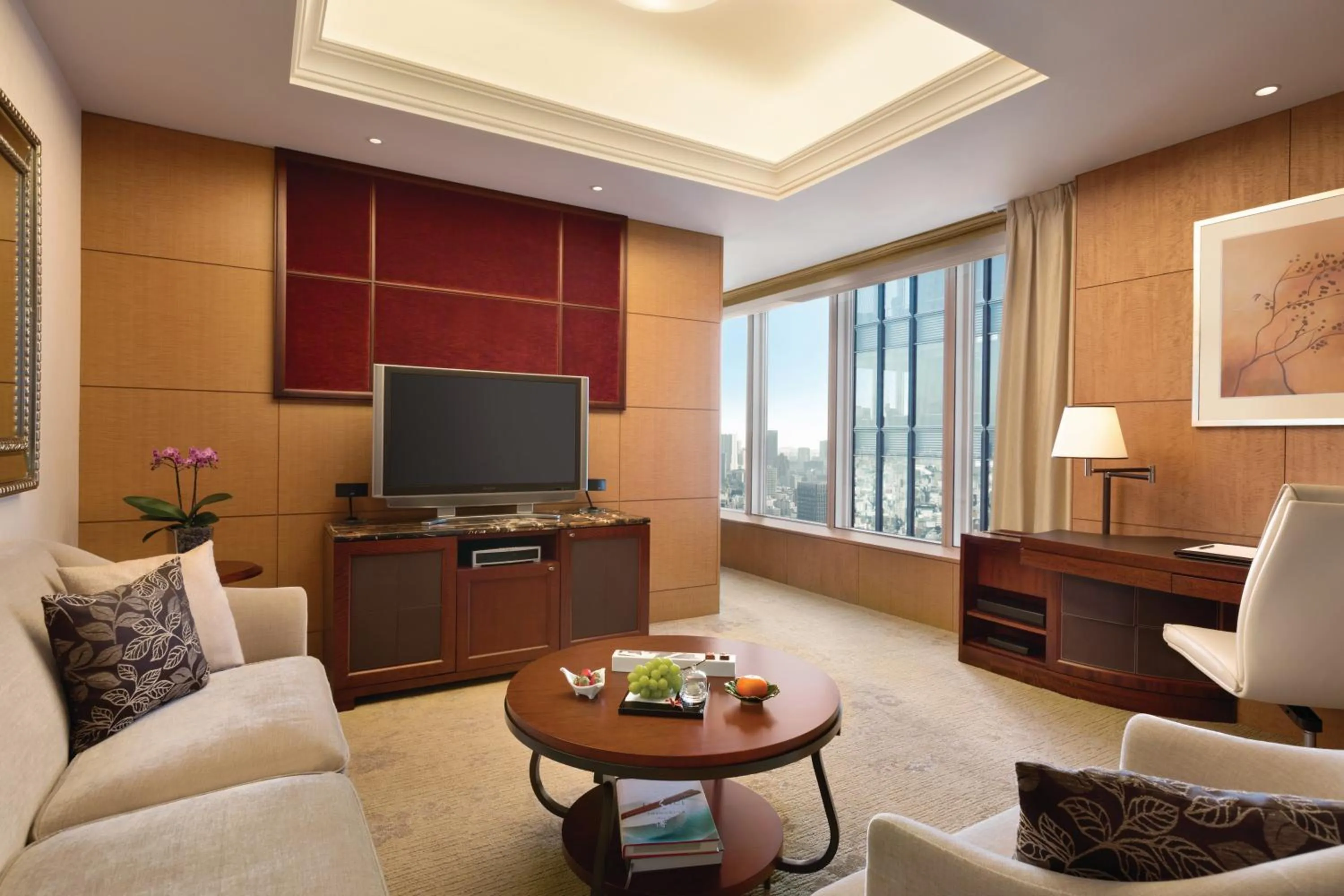 Living room in Shangri-La Tokyo