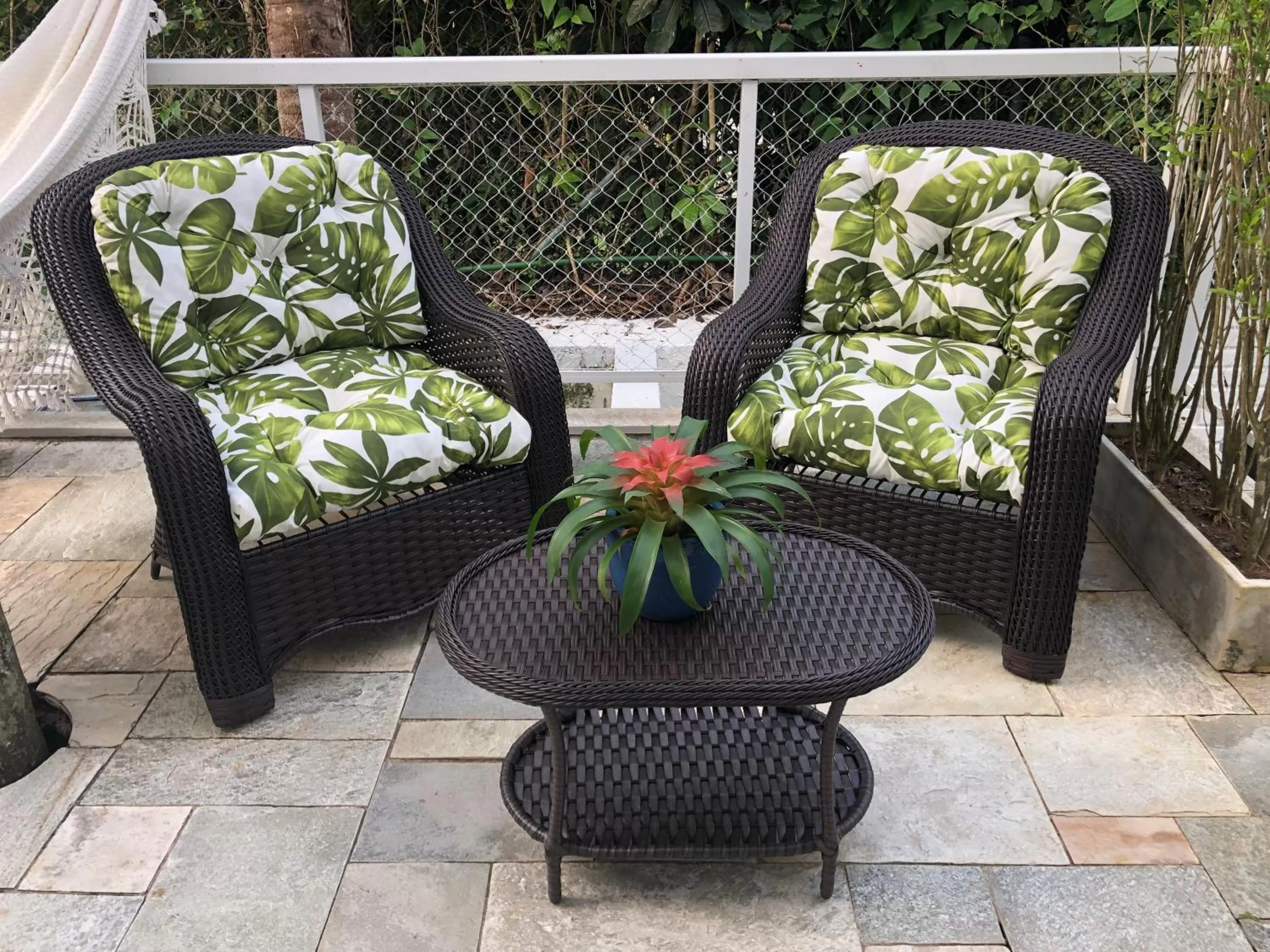 Balcony/Terrace, Seating Area in Guest House Guarujá