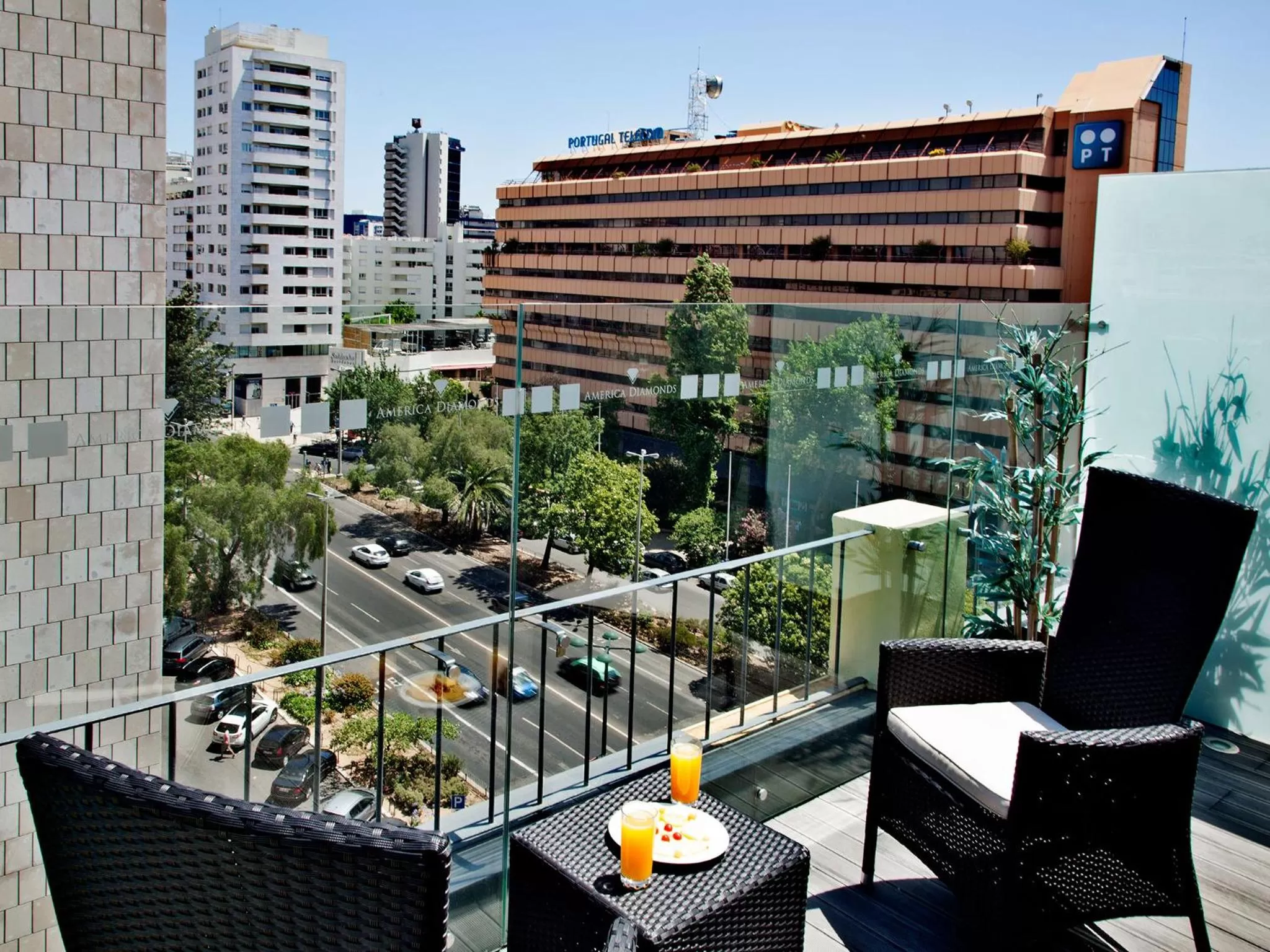Food close-up in America Diamonds Hotel