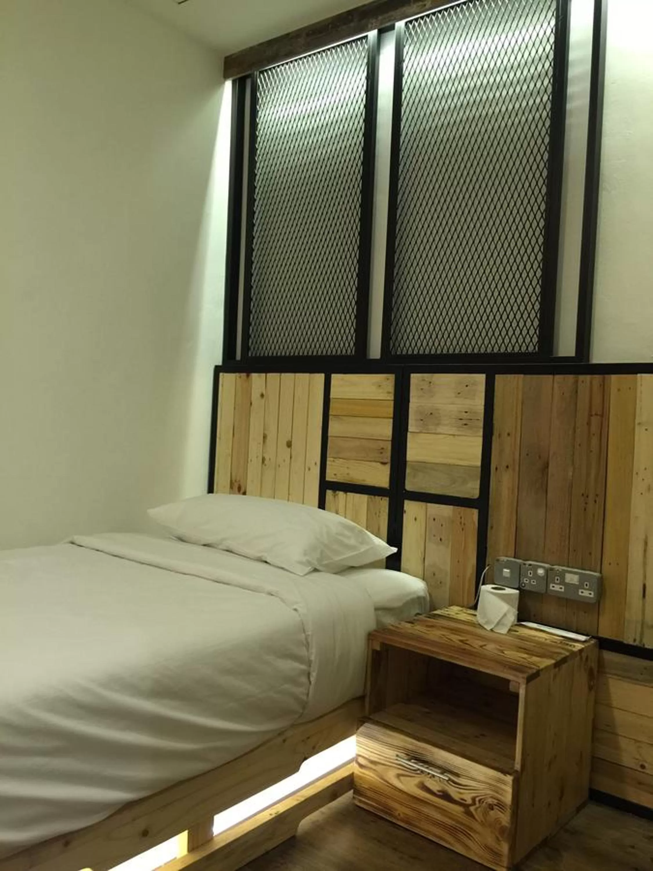 Bed in The Oikos Hotel