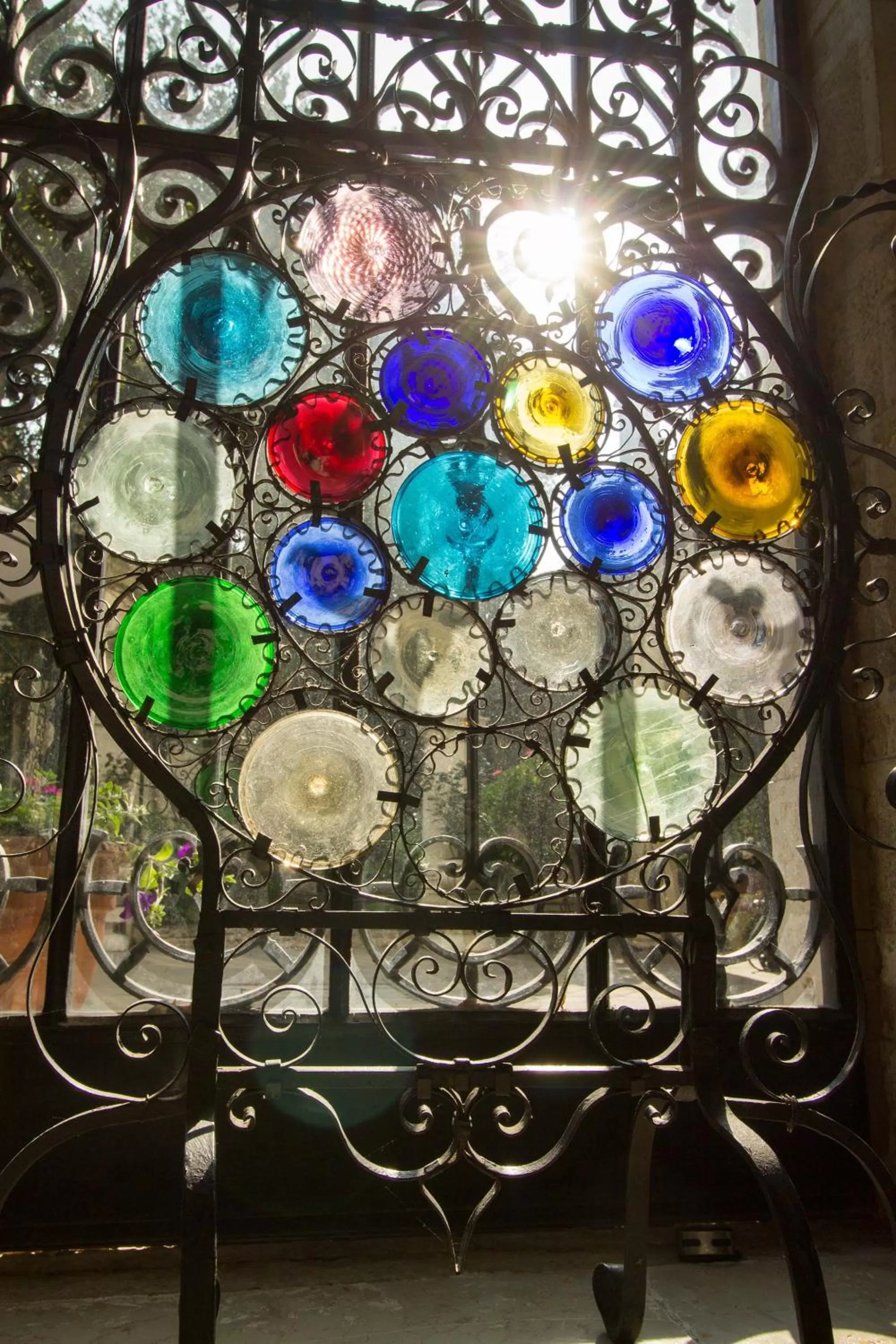 Decorative detail in Hotel Palazzo Abadessa