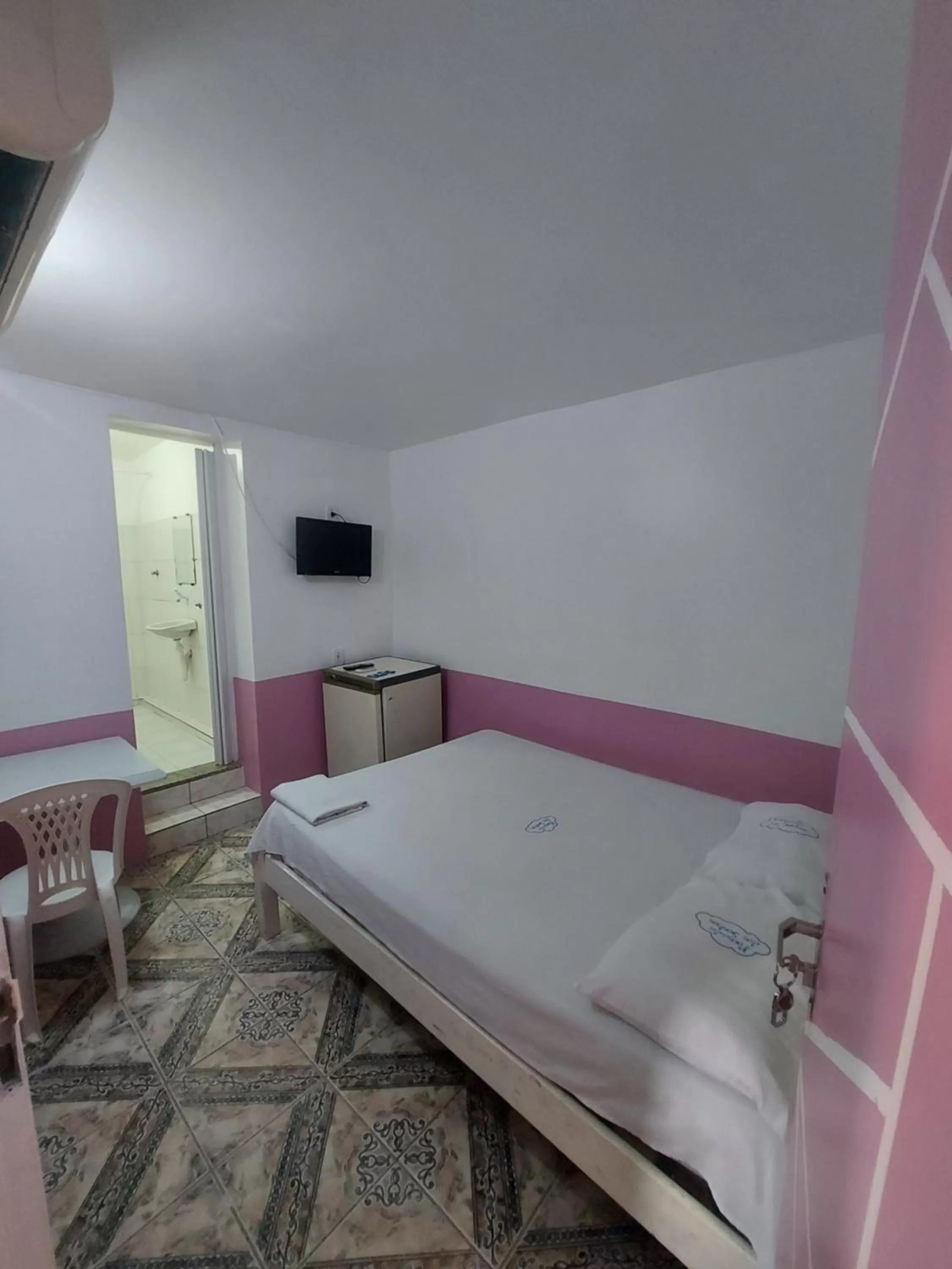 Bed in Hotel Pousada dos Sonhos