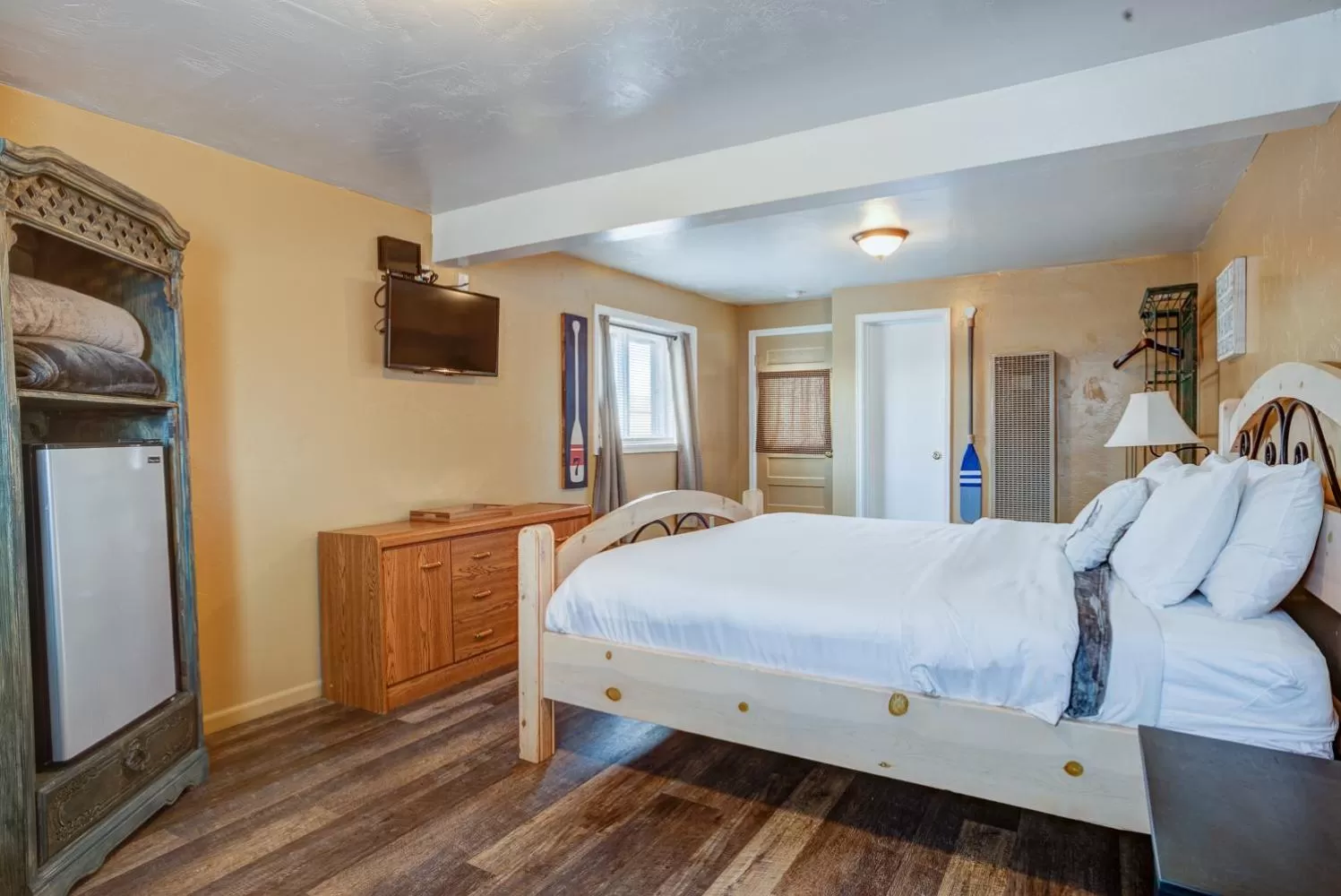 Bed in Lodge at Poncha Springs