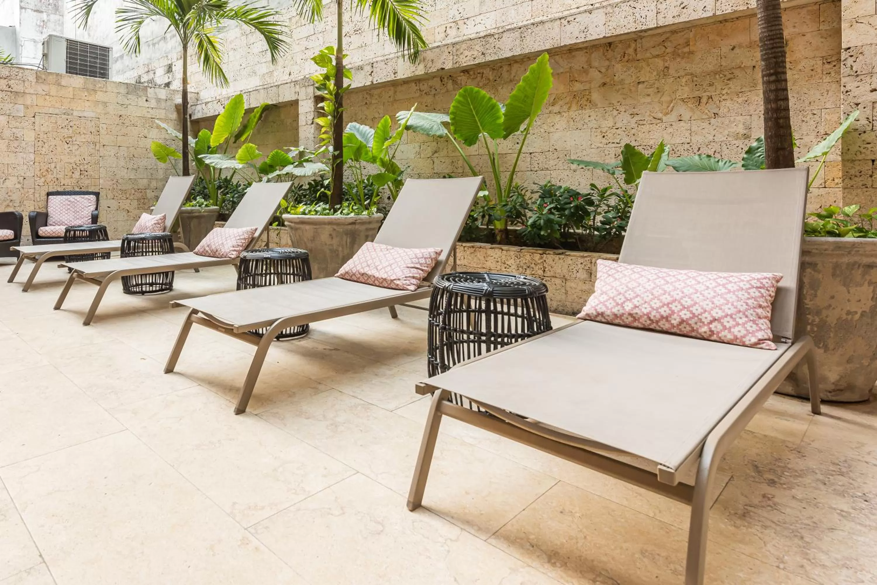 Patio in Madisson Boutique Hotel Cartagena