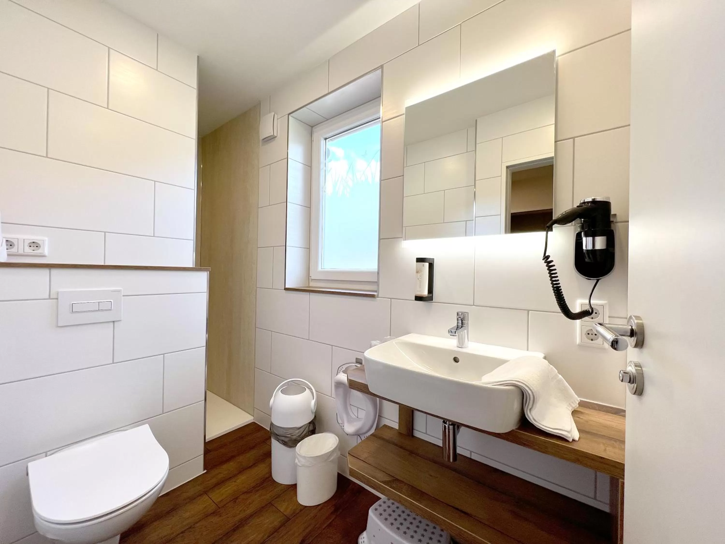 Bathroom in Familienhotel "Rhön Feeling"