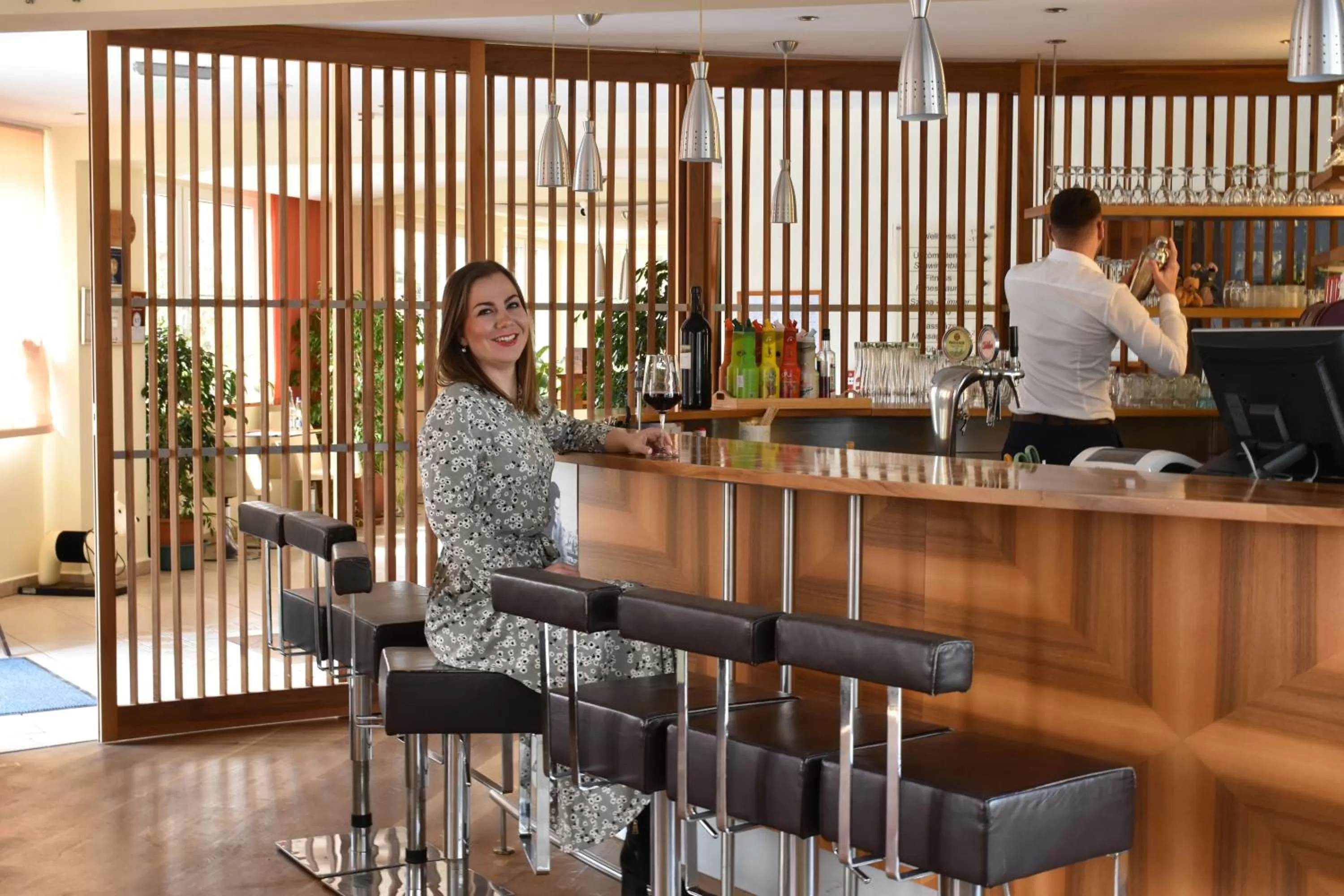 Lounge or bar in Wellness Hotel Kager Harkány