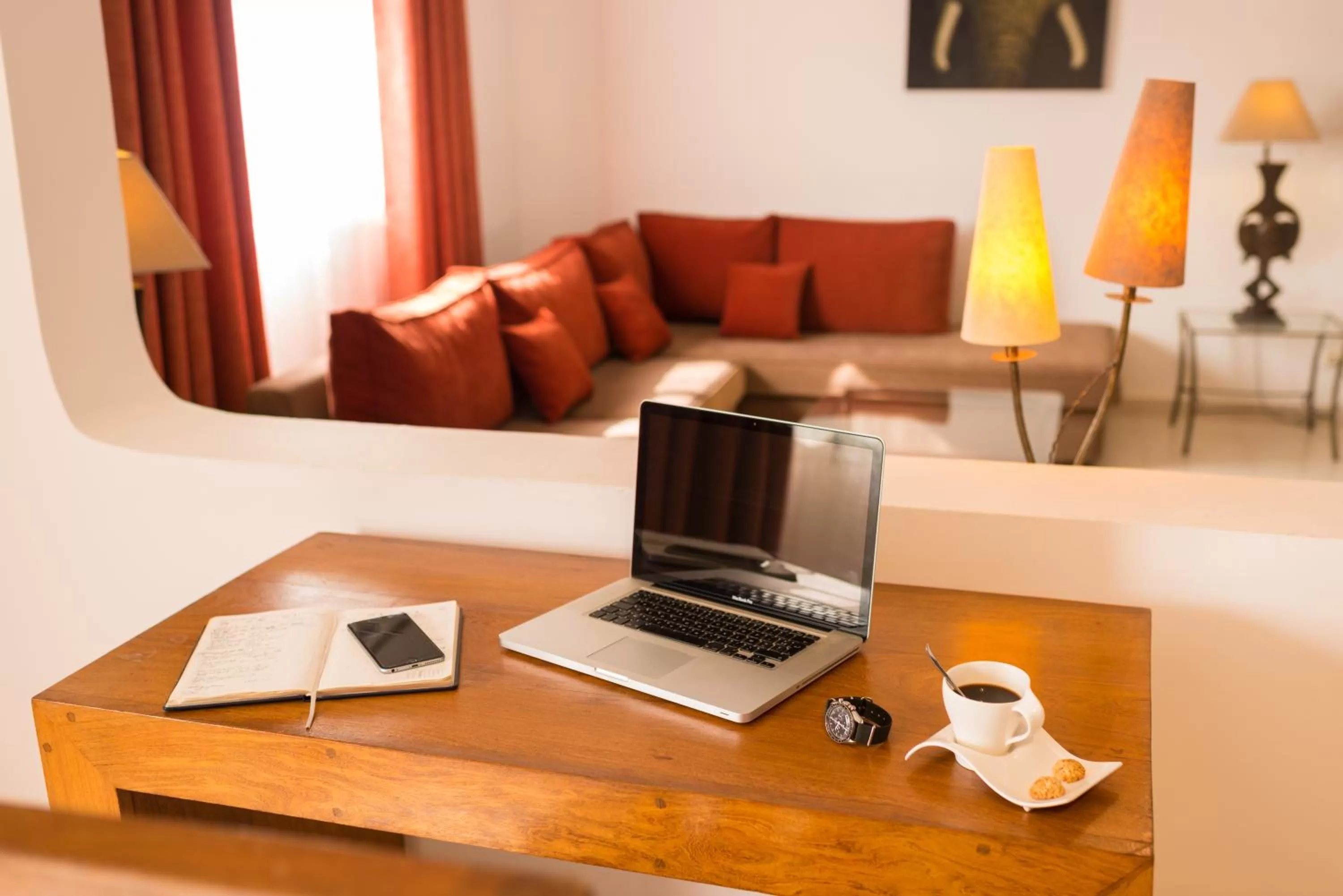 Seating area in La Résidence