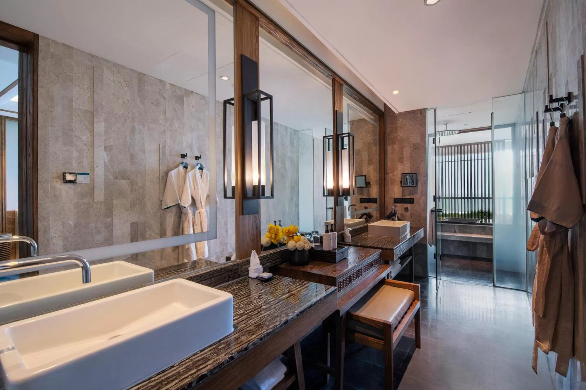 Bathroom in InterContinental Sanya Haitang Bay Resort by IHG