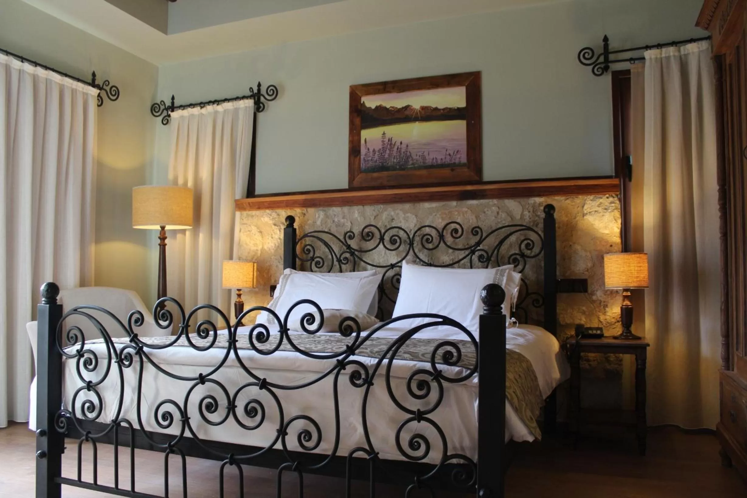 Bed in Kemerli Konak Boutique Hotel