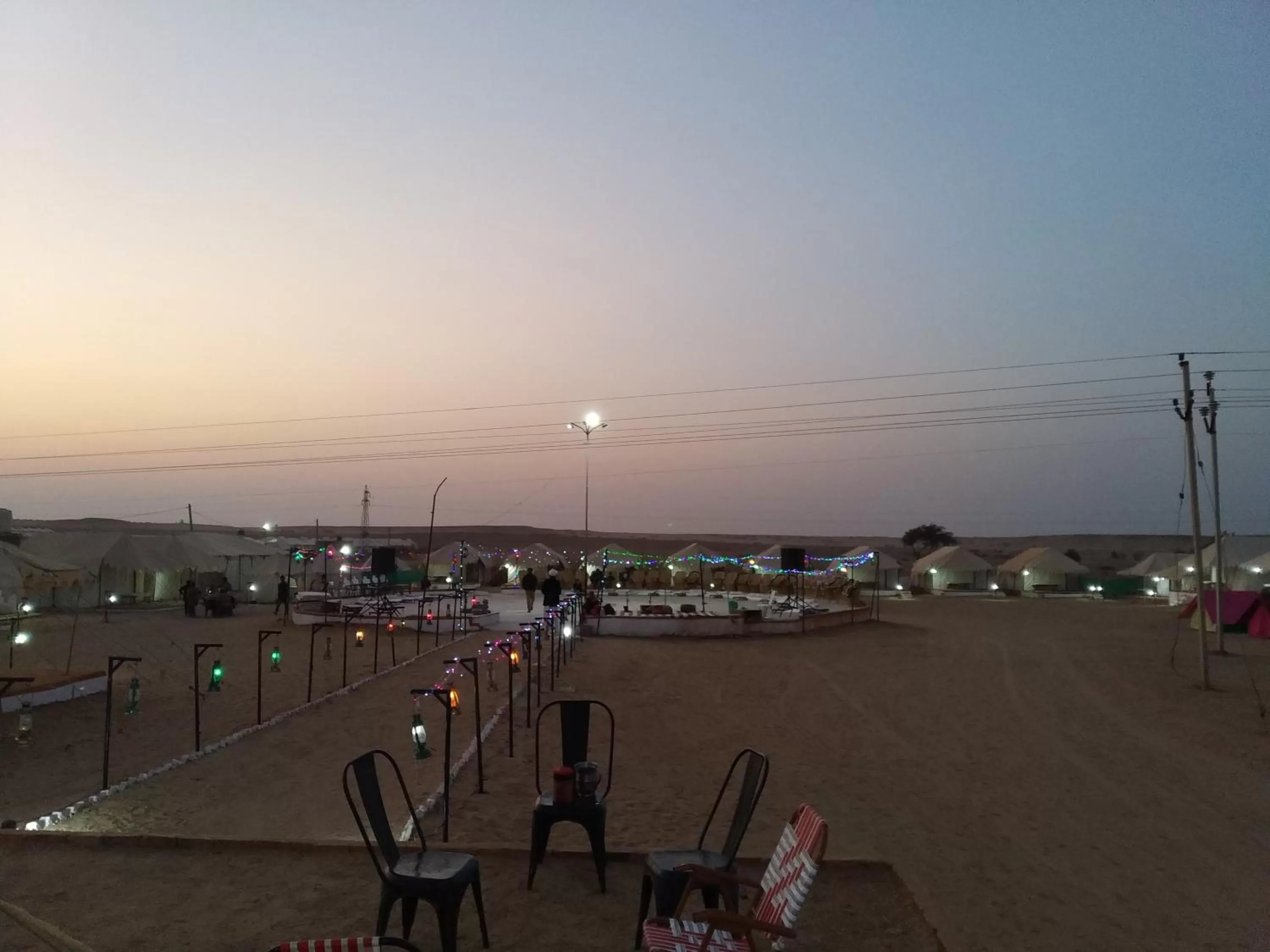 Night in Bhati Desert Camp Sam