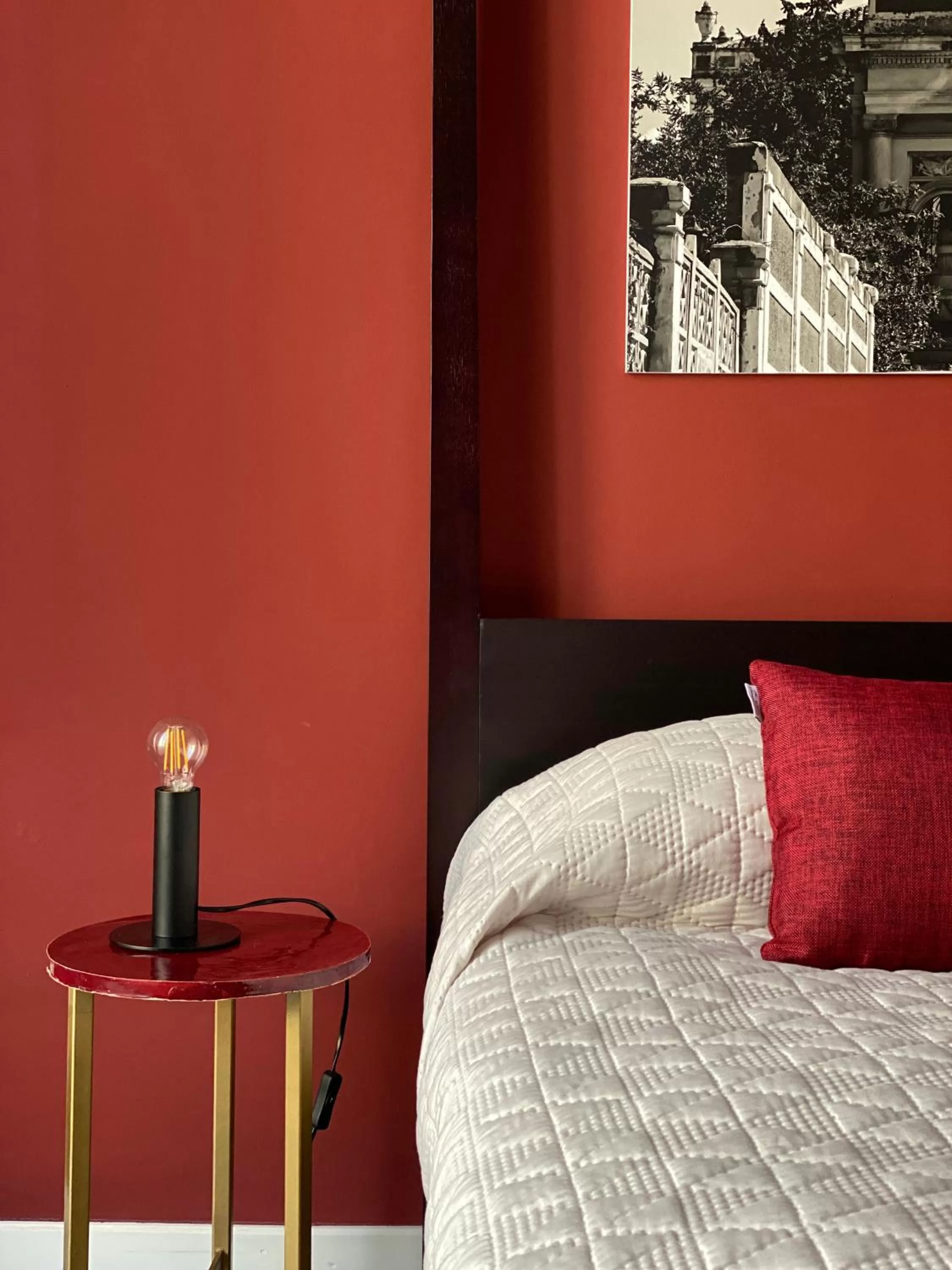 Decorative detail, Bed in B&B Palazzo Corselli