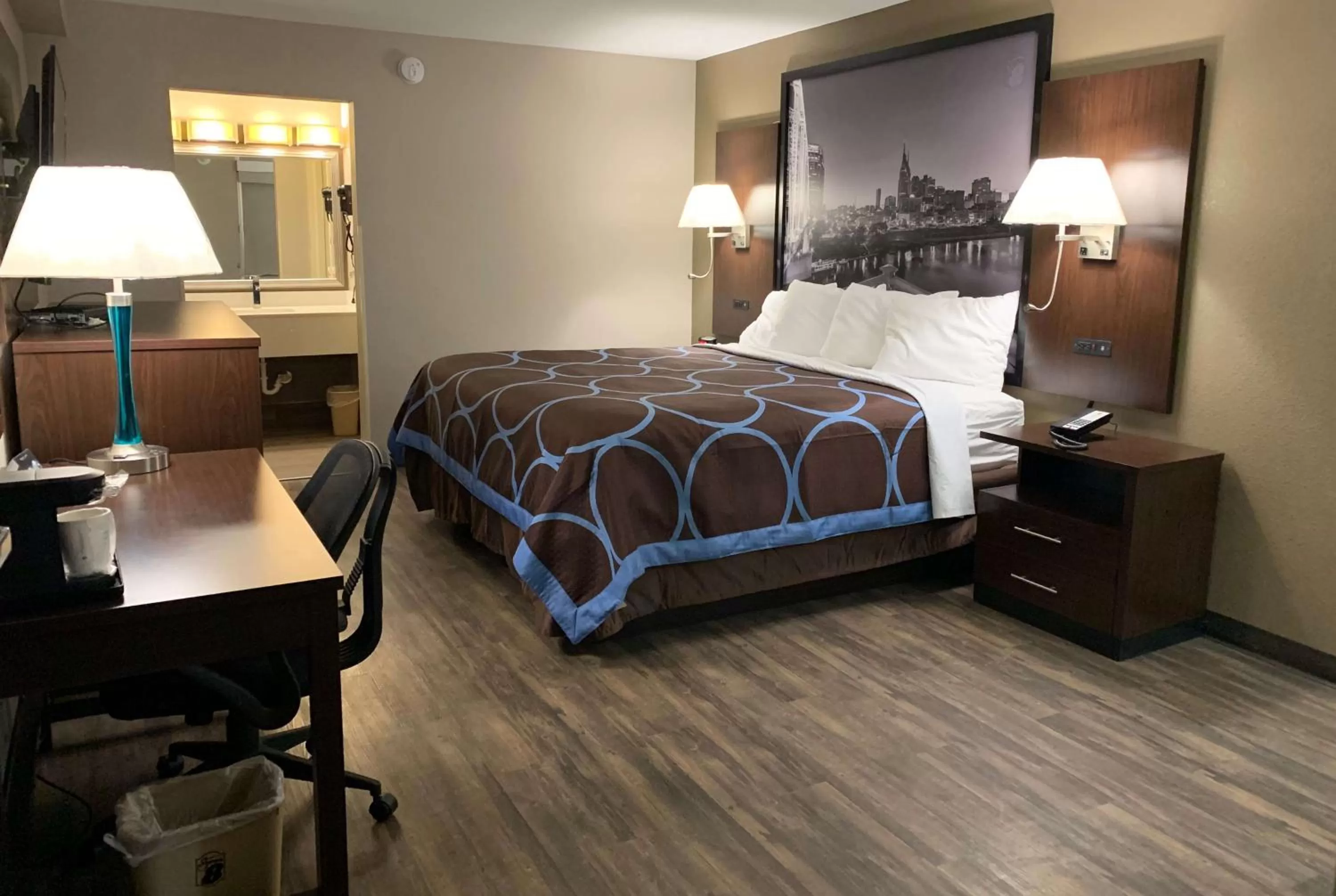 Photo of the whole room, Bed in Super 8 by Wyndham Cookeville, TN