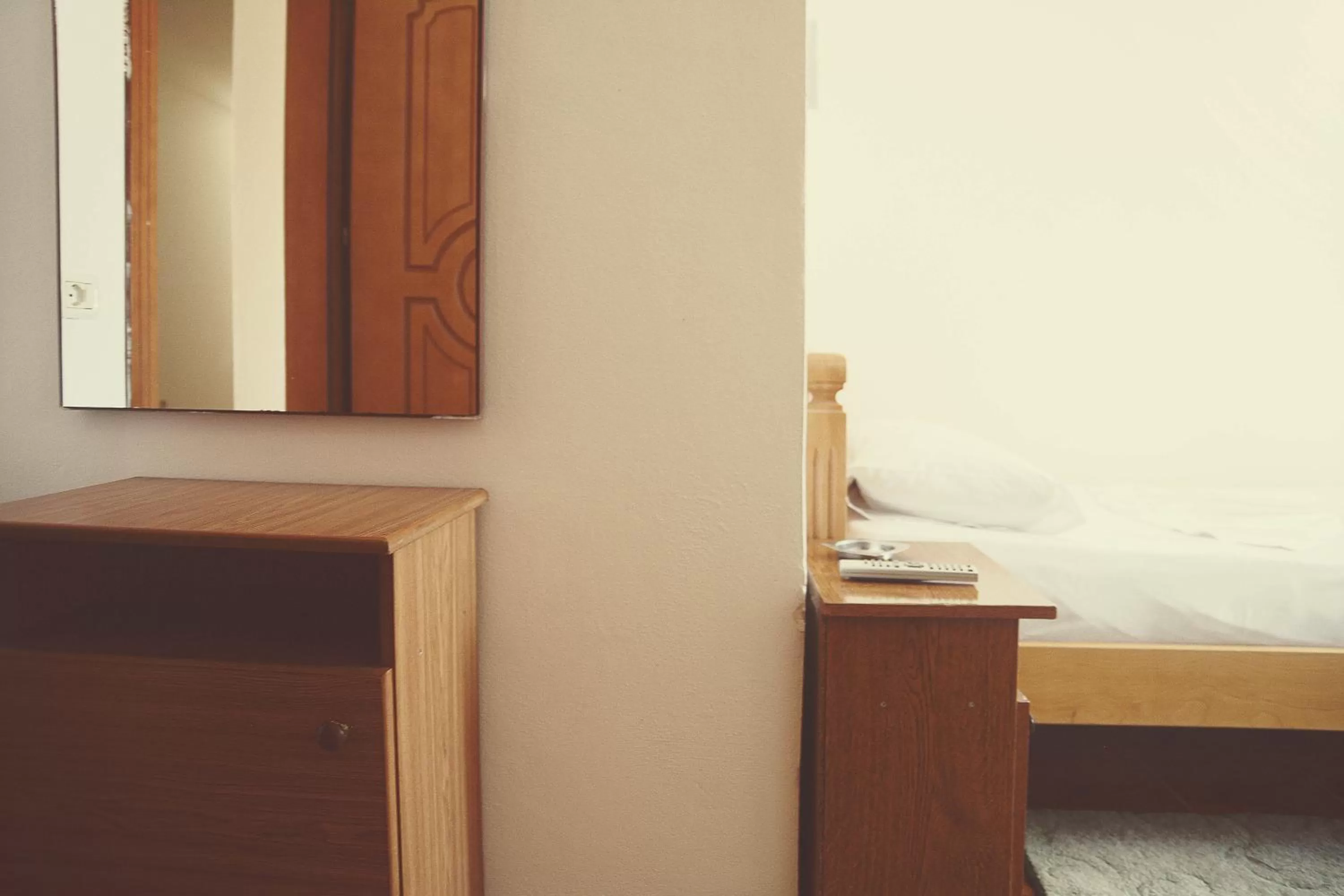 Decorative detail, TV/Entertainment Center in Hotel Floga