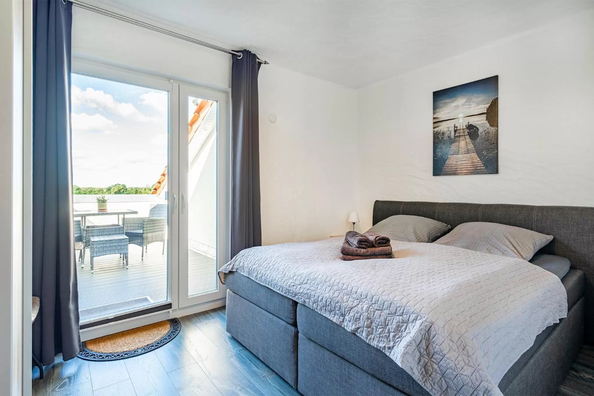 Bed in Villa Moorstern