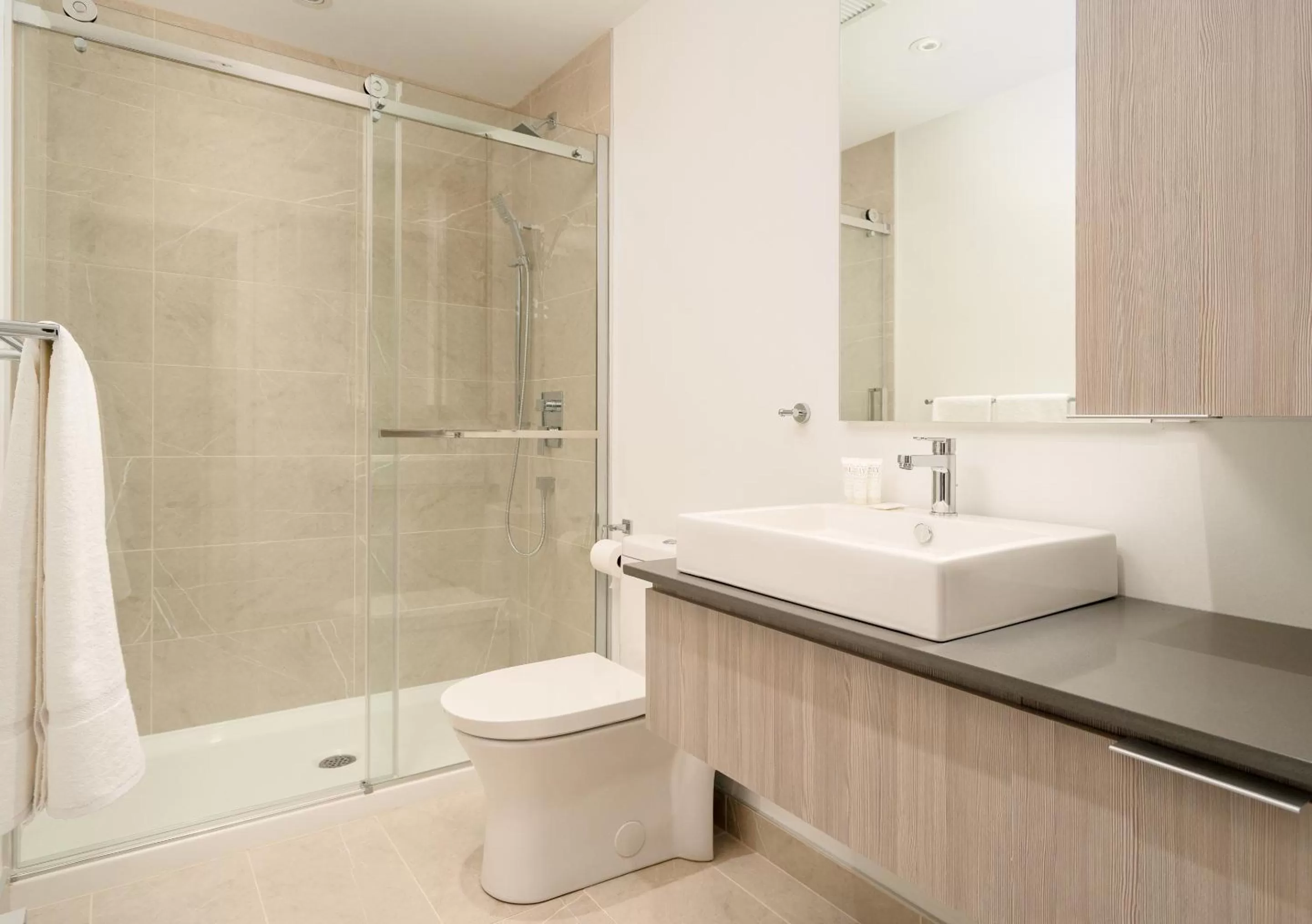 Living room, Bathroom in Sonder at The Richmond