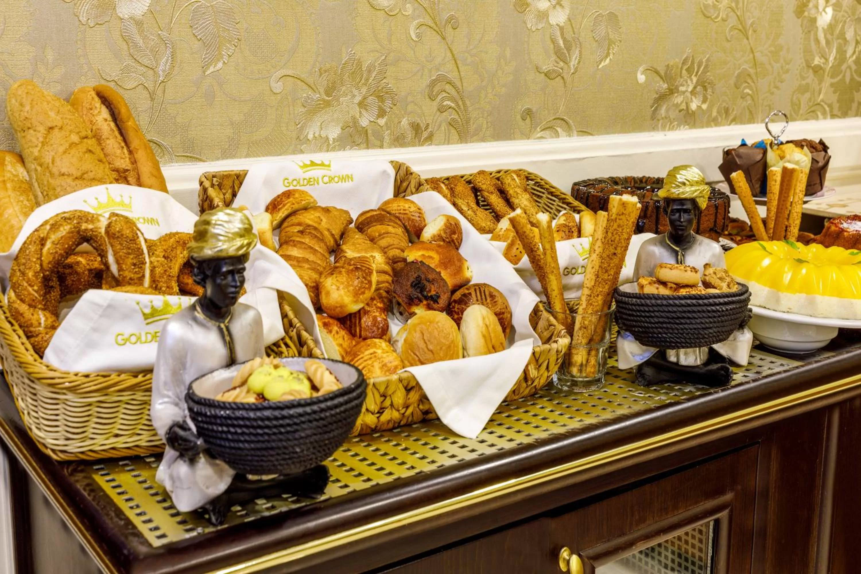 Buffet breakfast in Golden Crown Hotel