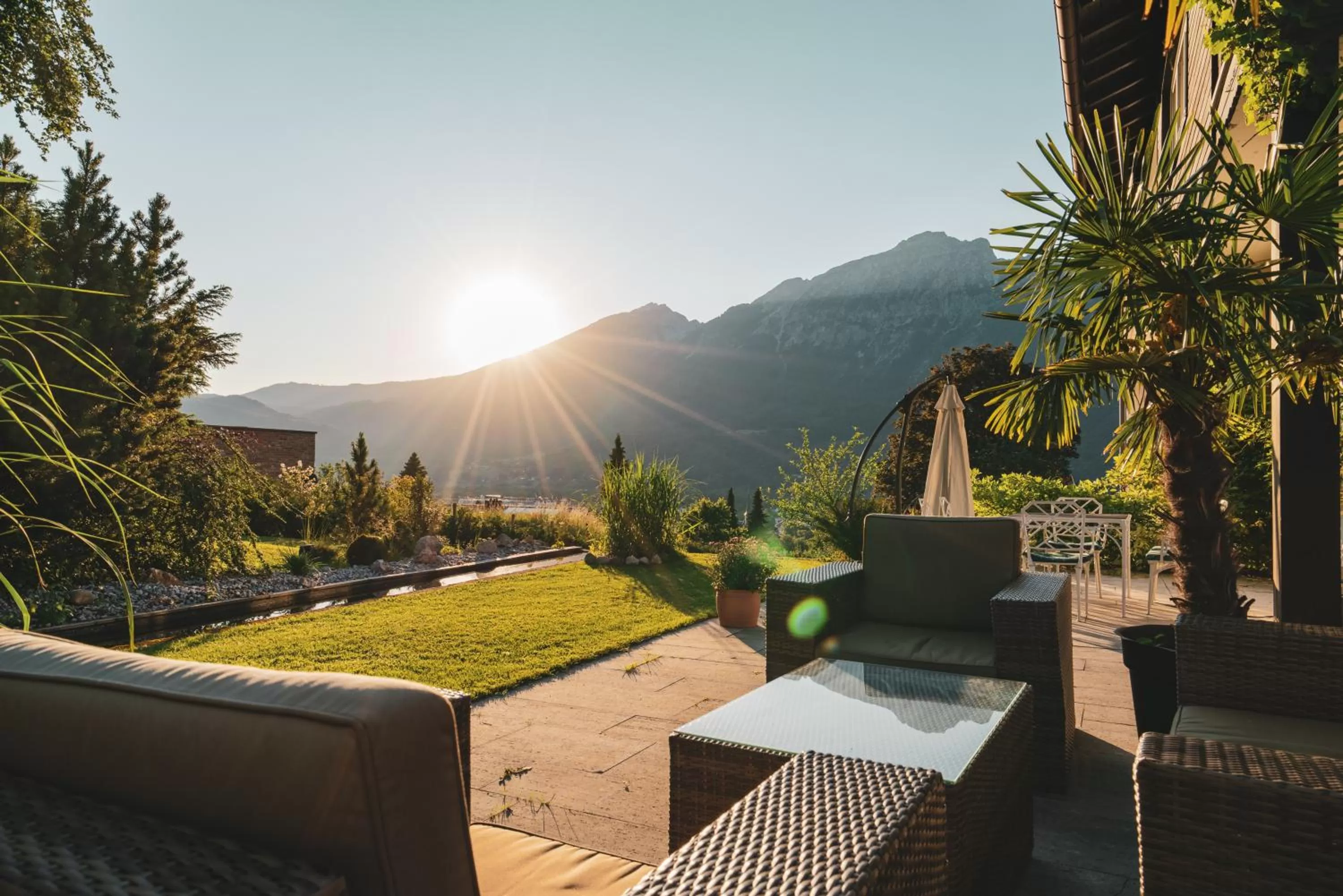 Garden, Mountain View in Villa Sonnenhof Boutique-Hotel