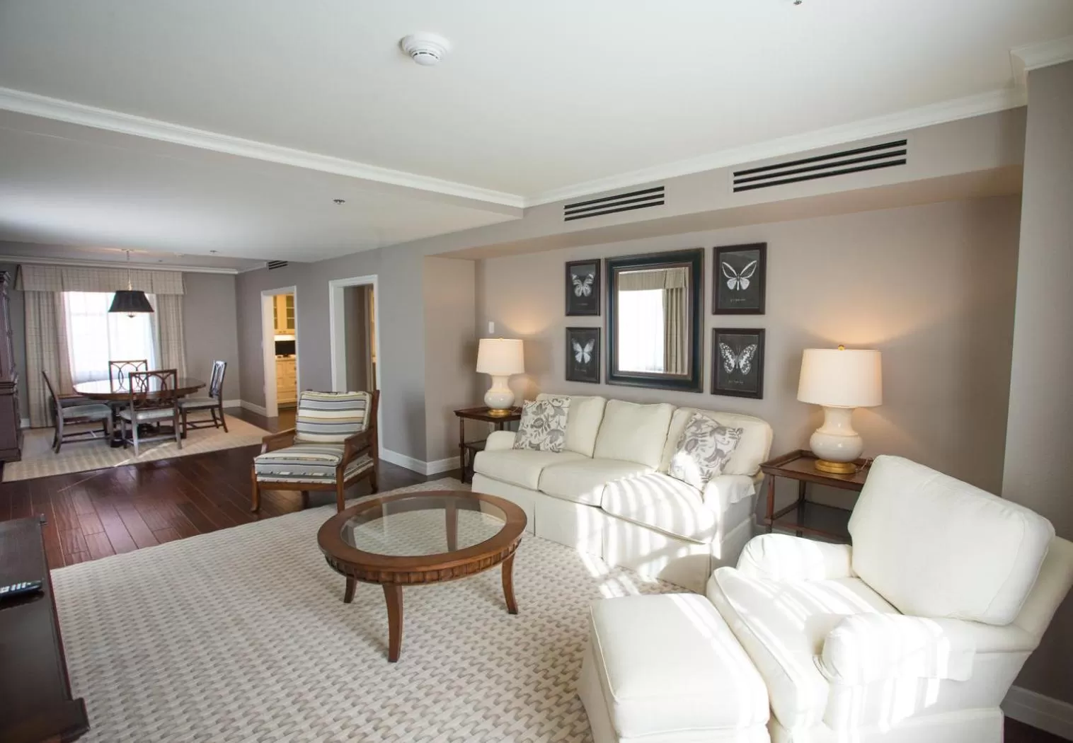 Living room in The Atherton Hotel at OSU