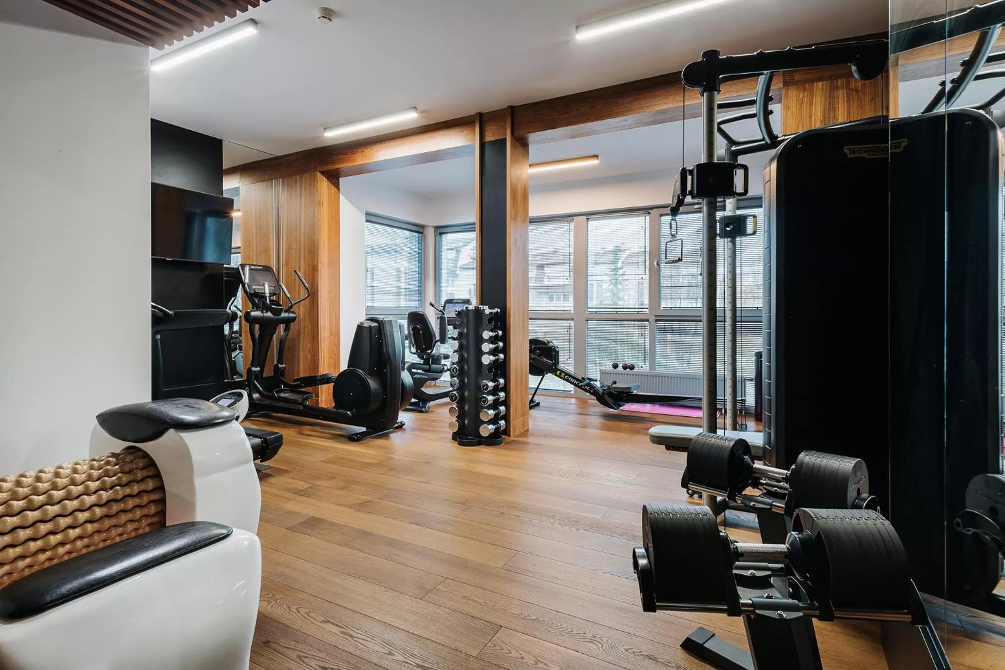 Fitness centre/facilities in Focus Hotel Premium Kraków