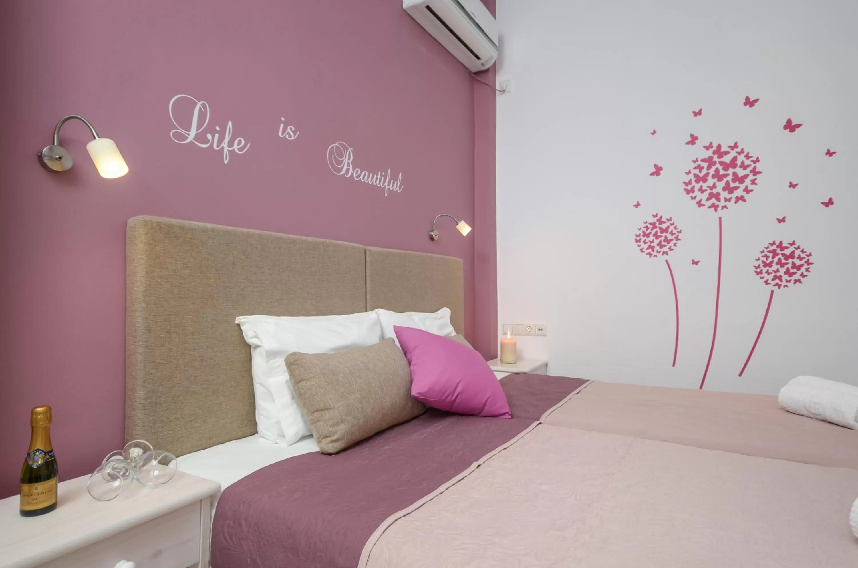 Bedroom, Bed in Panormos Hotel and Studios